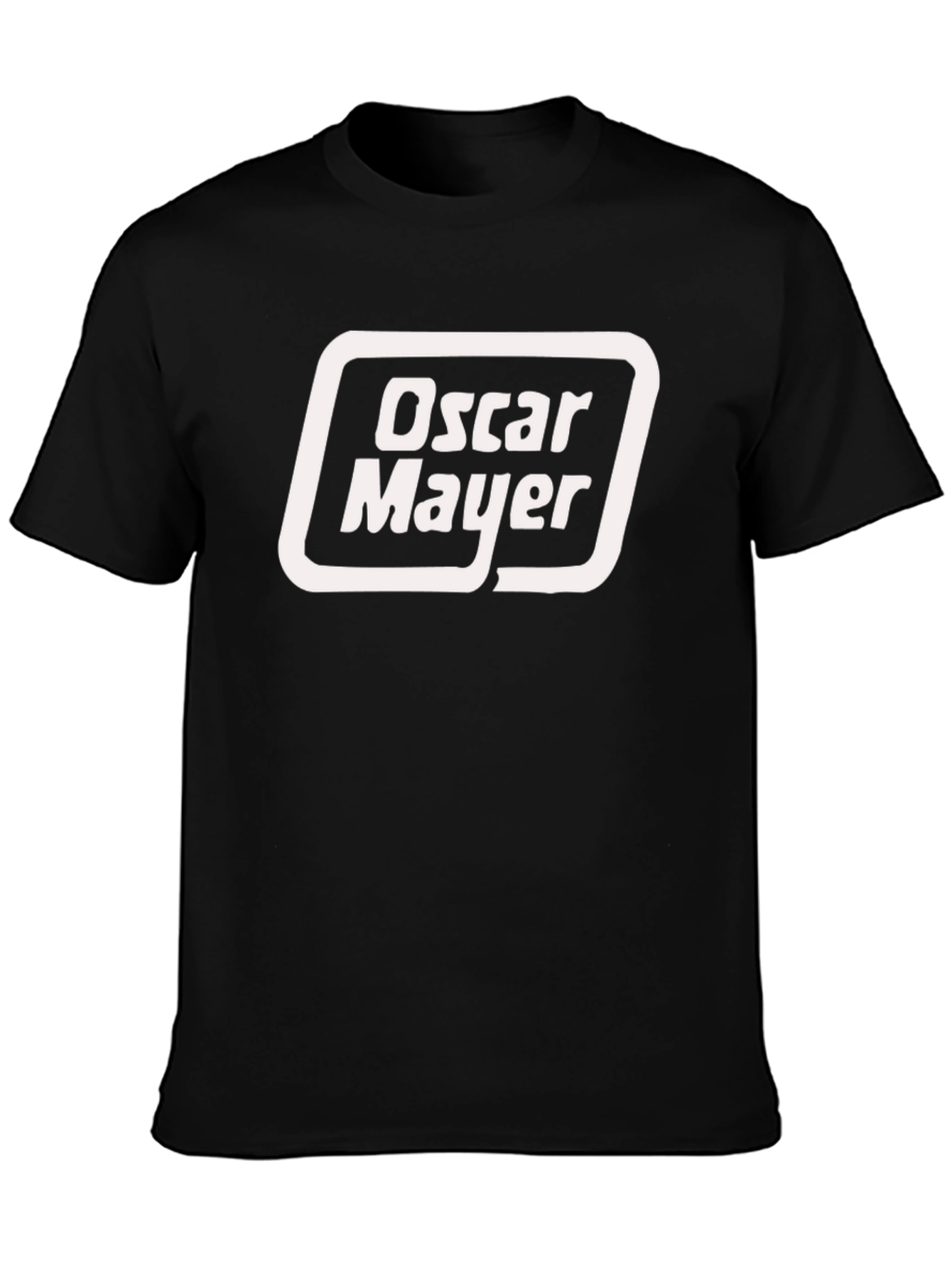 Oscar Mayer Logo Black T-Shirt