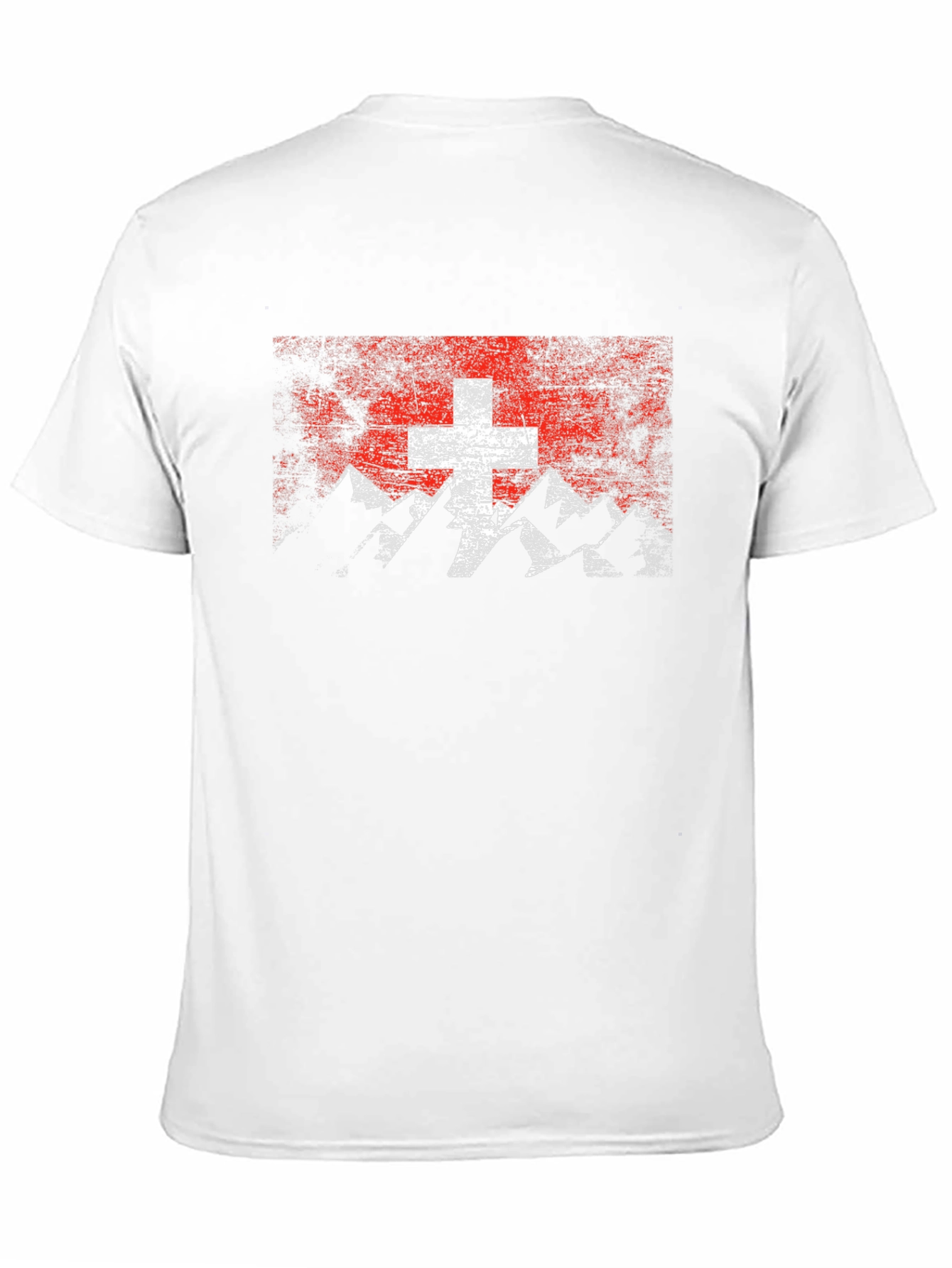 Swiss Flag Mountain Graphic Tee