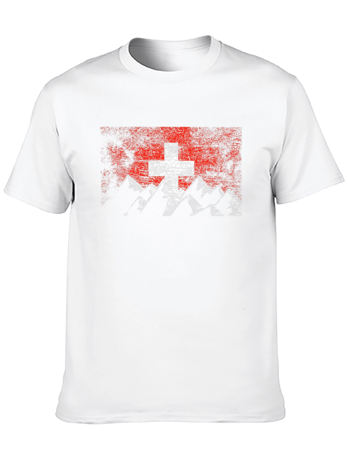 Swiss Flag Mountain Graphic Tee