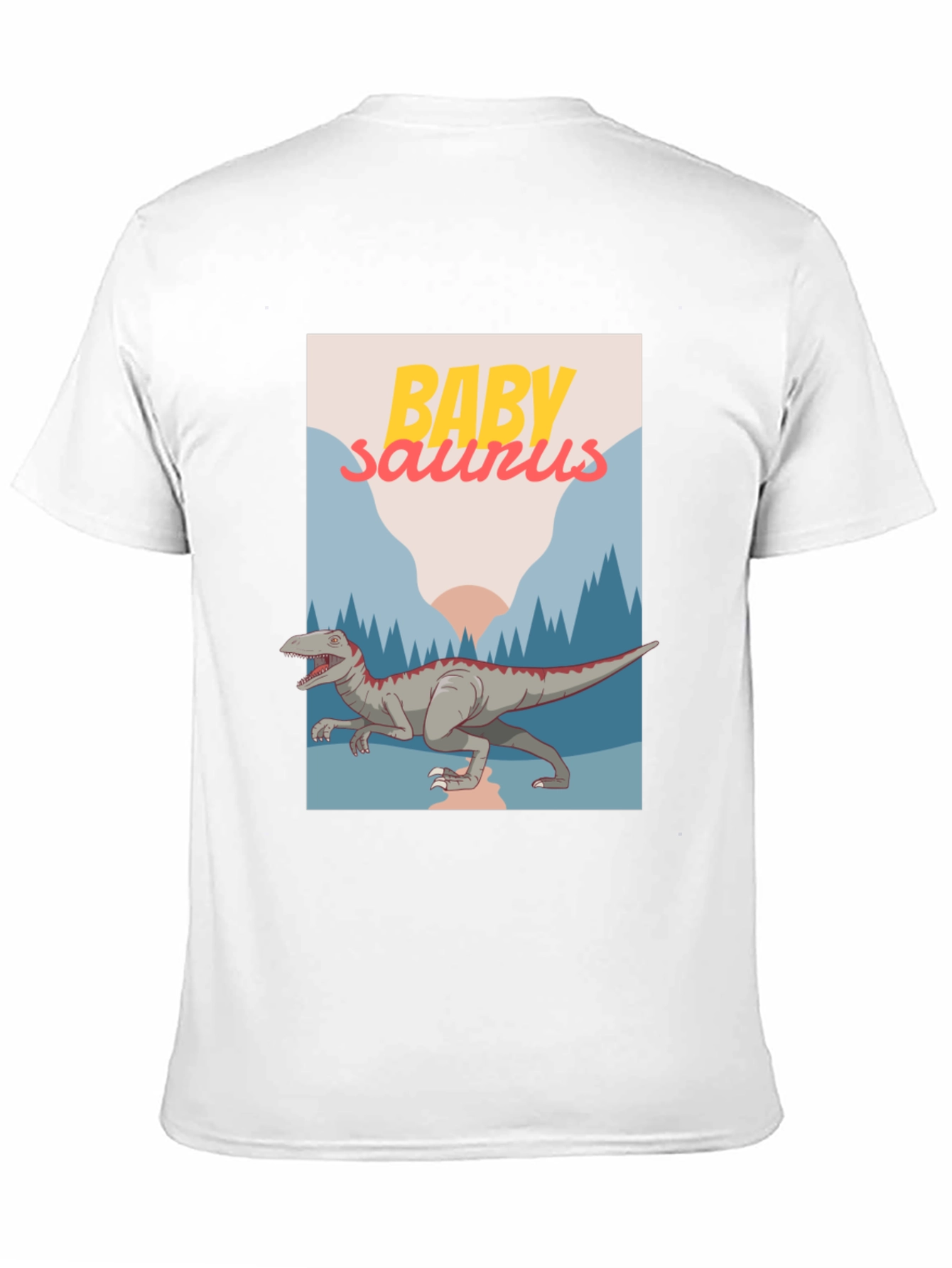 Baby Saurus Graphic T-Shirt - Black Cotton Tee