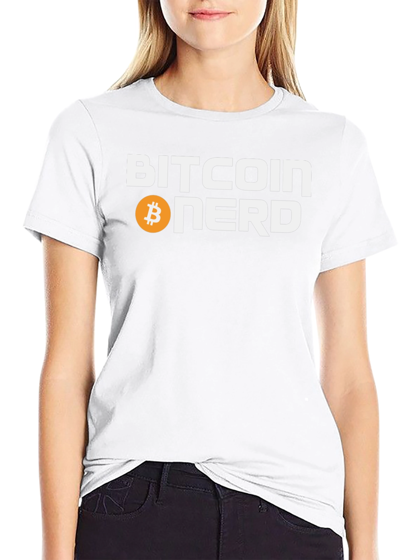 Bitcoin Nerd Graphic T-Shirt - Cryptocurrency Tee