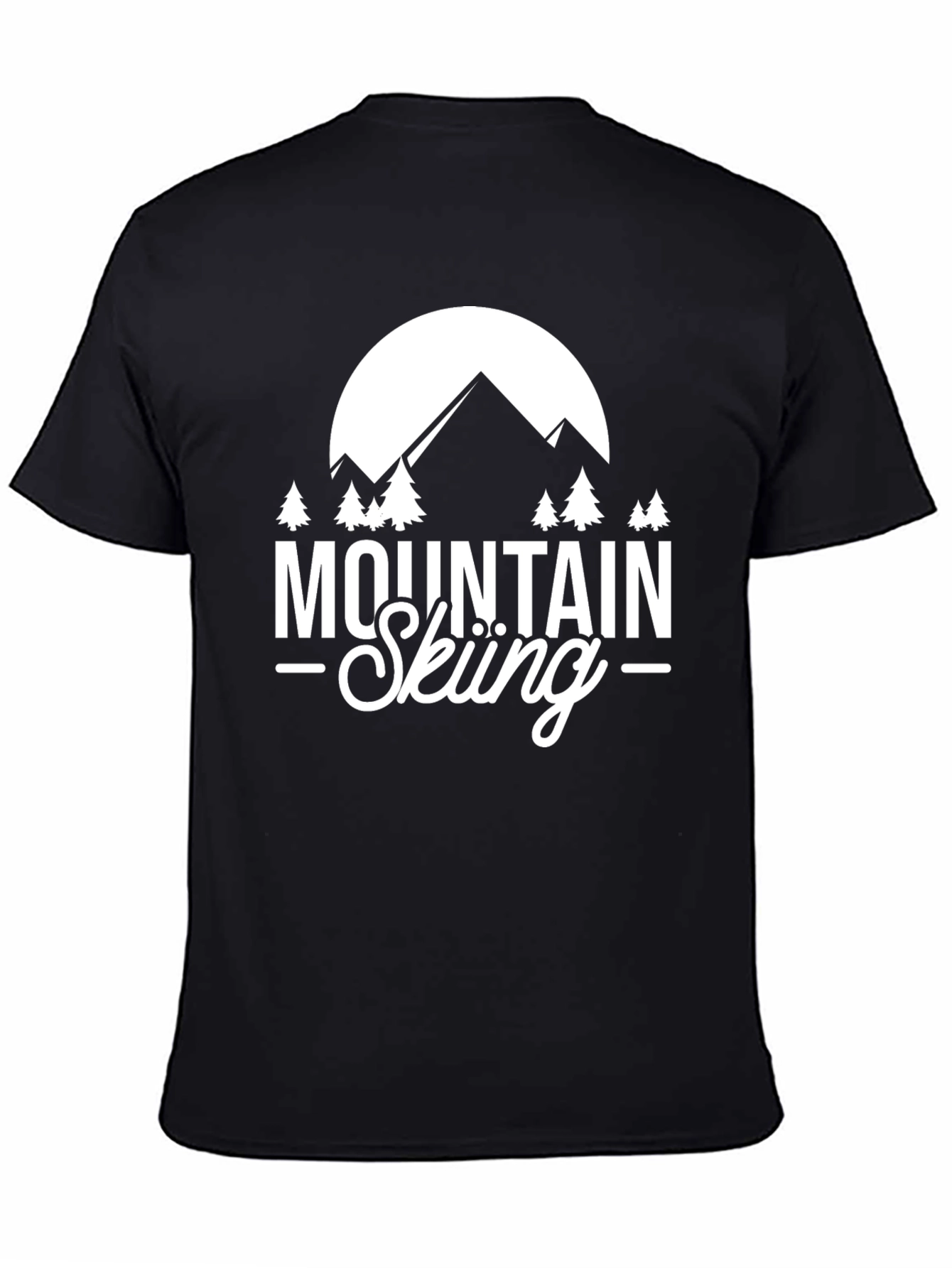 Mountain Skiing Graphic Tee