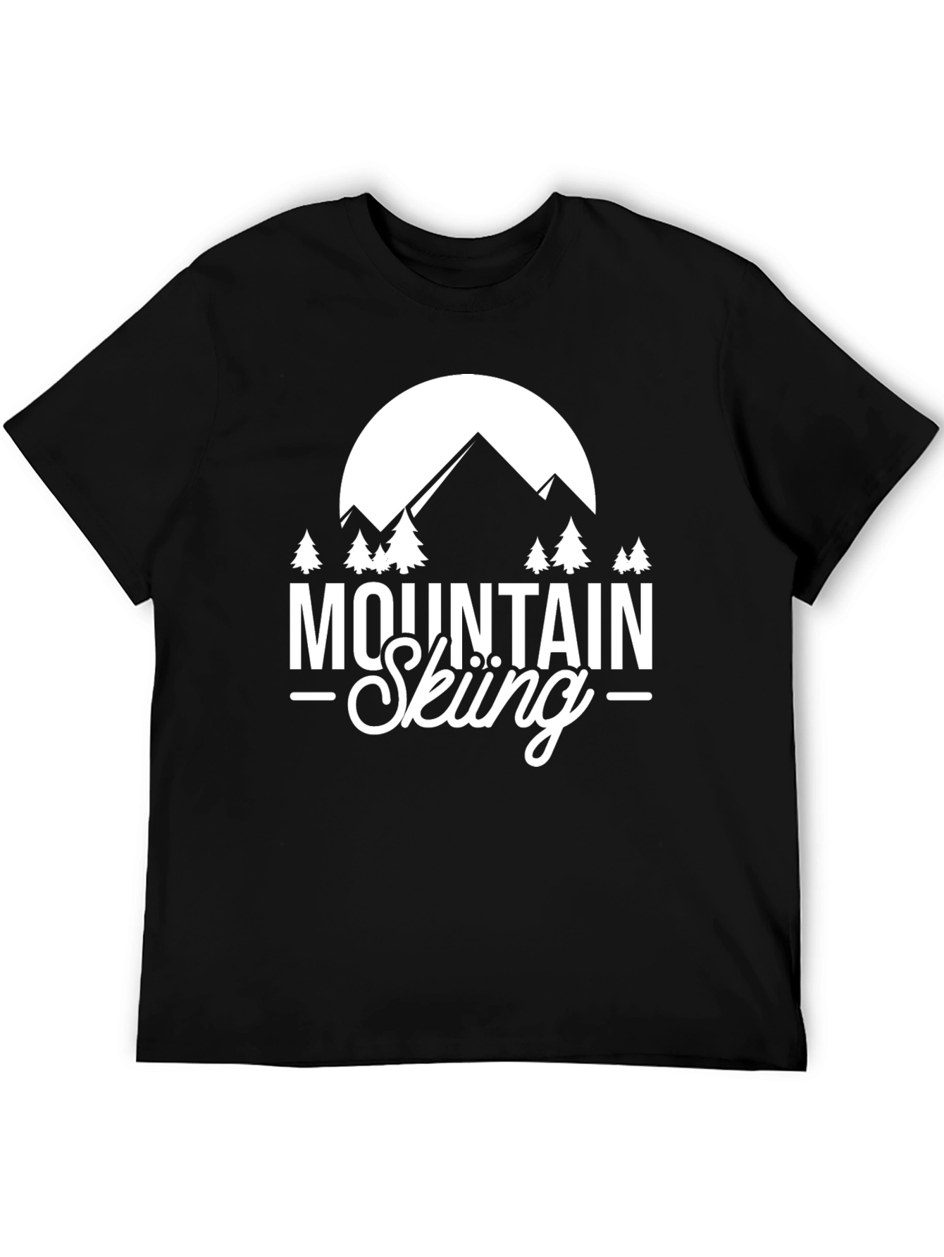 Mountain Skiing Graphic Tee