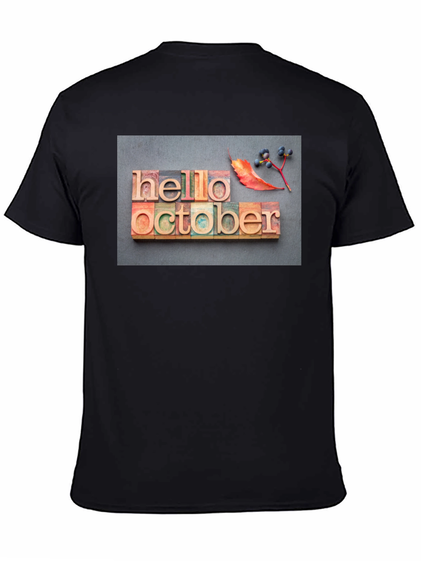 Hello October Graphic T-Shirt - Fall Season Tee