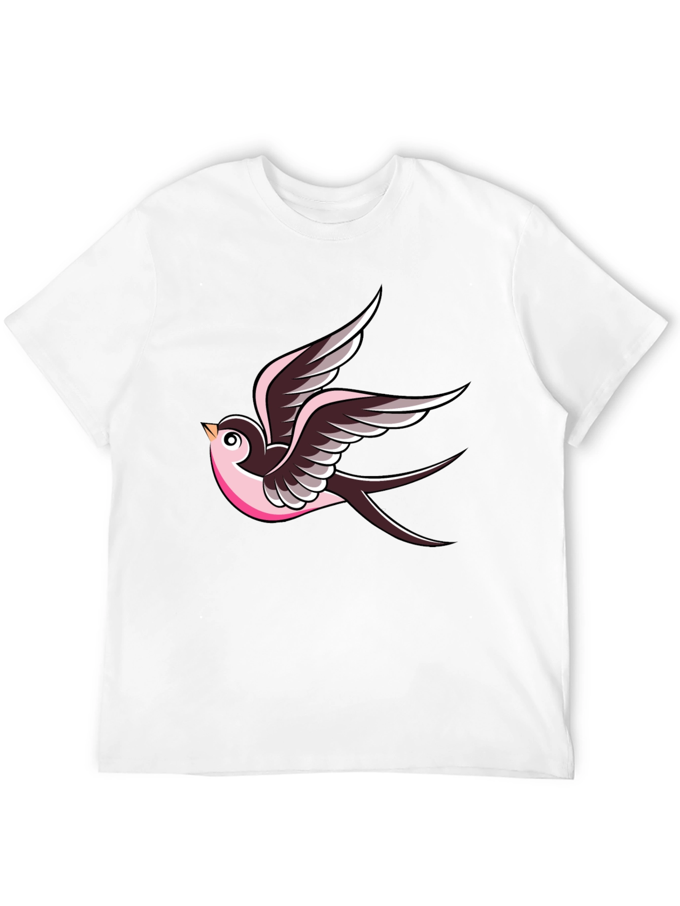 Swallow Tattoo Graphic Tee - Classic Style