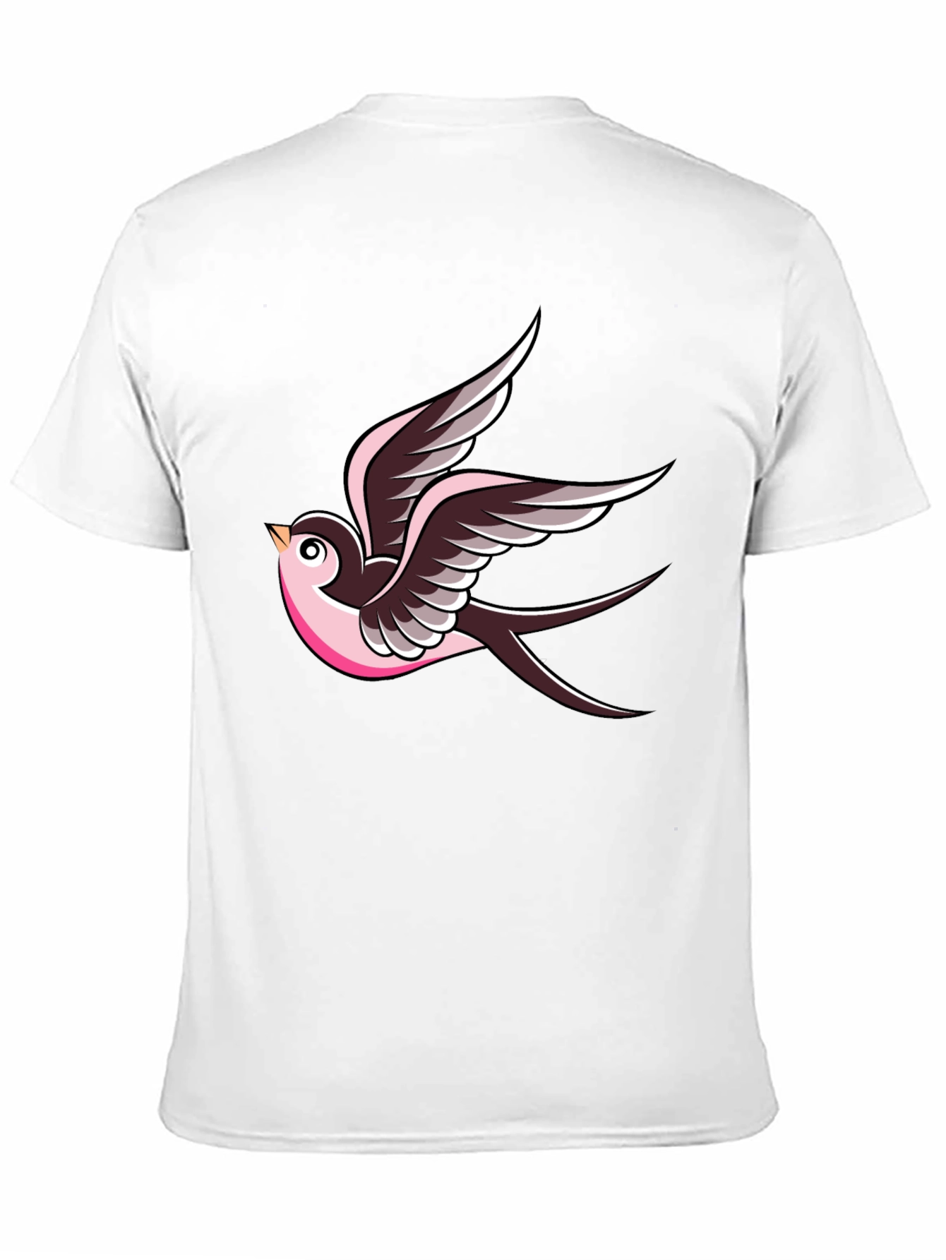 Swallow Tattoo Graphic Tee - Classic Style