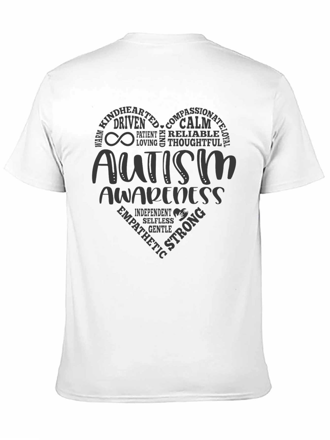 Autism Awareness Heart T-Shirt - Compassionate & Strong