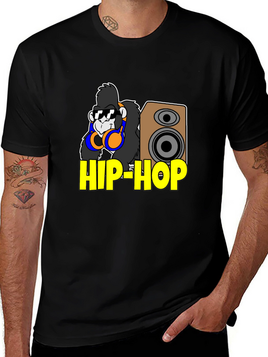 Hip-Hop Gorilla T-Shirt - Cool Cartoon Style