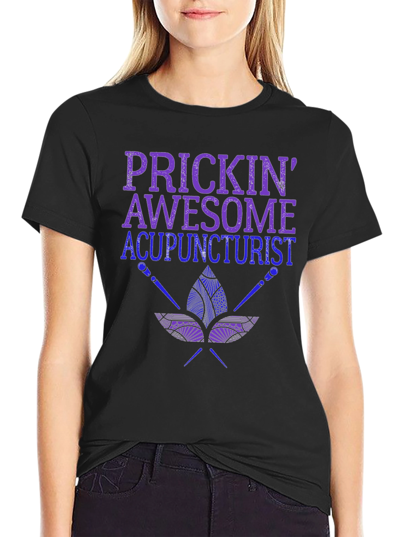 Prickin Awesome Acupuncturist T-Shirt