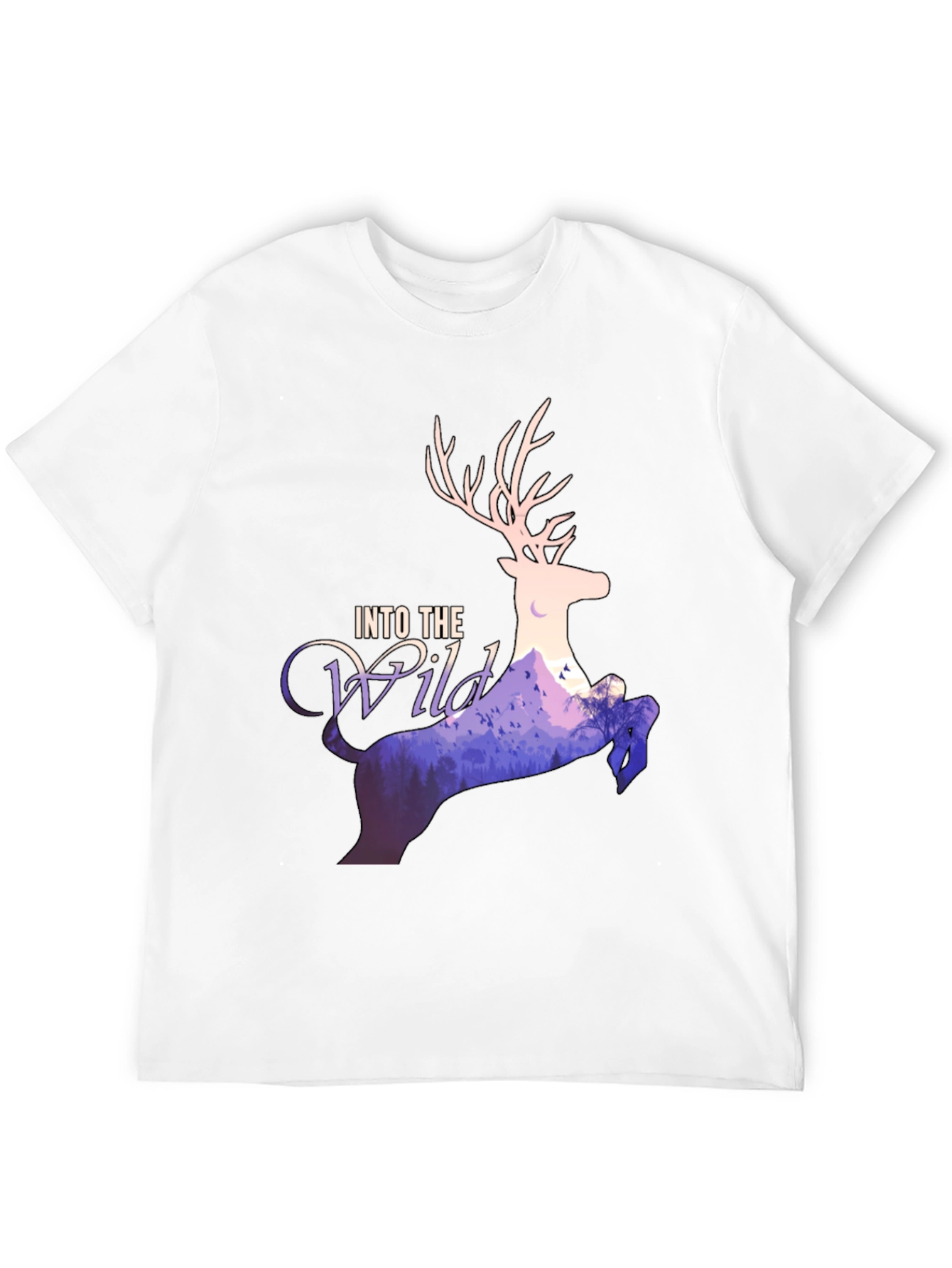 Into The Wild Deer Graphic T-Shirt