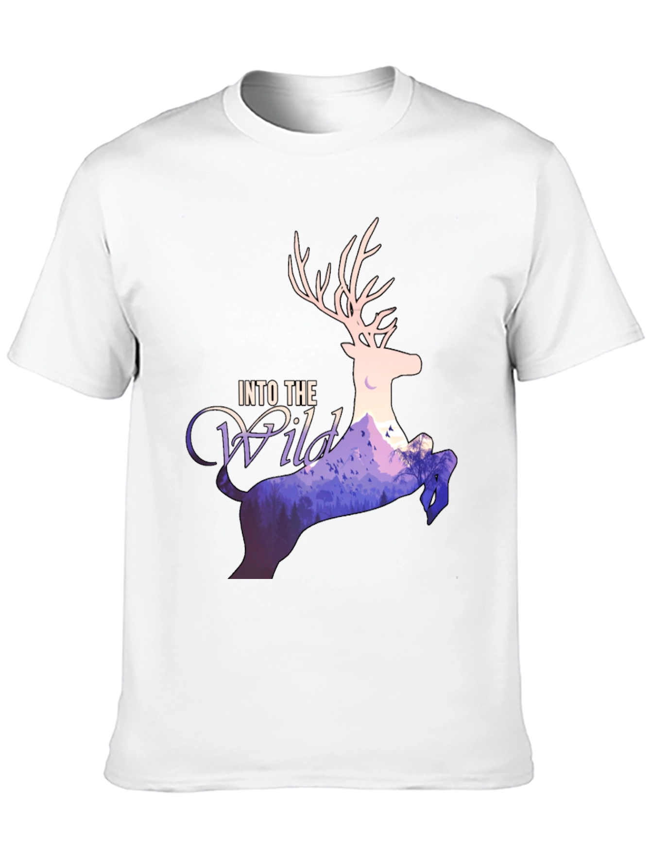 Into The Wild Deer Graphic T-Shirt