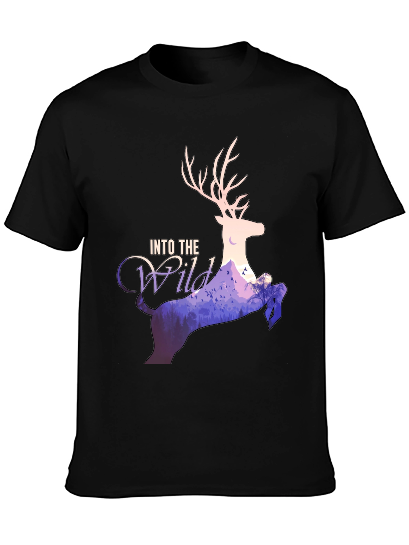 Into The Wild Deer Graphic T-Shirt