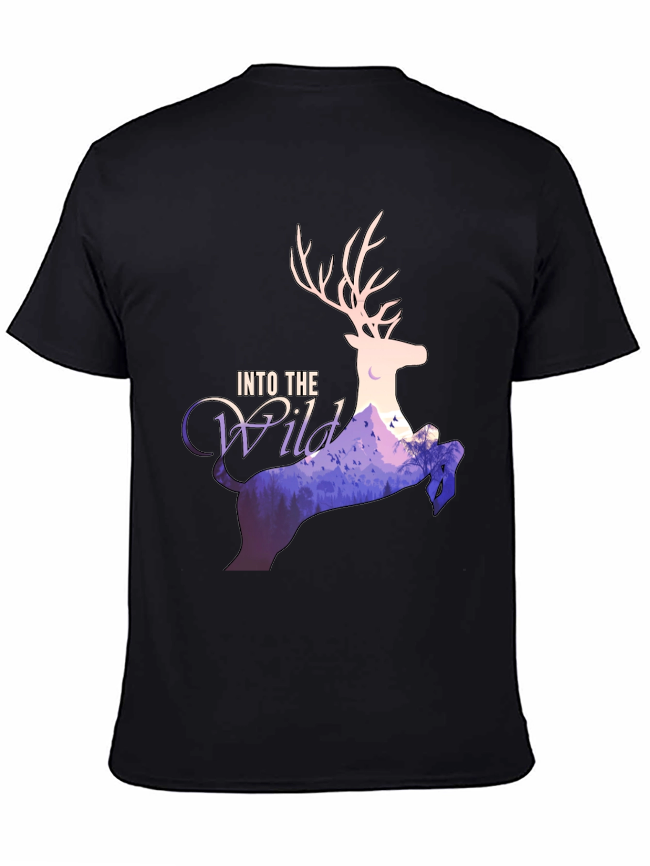 Into The Wild Deer Graphic T-Shirt