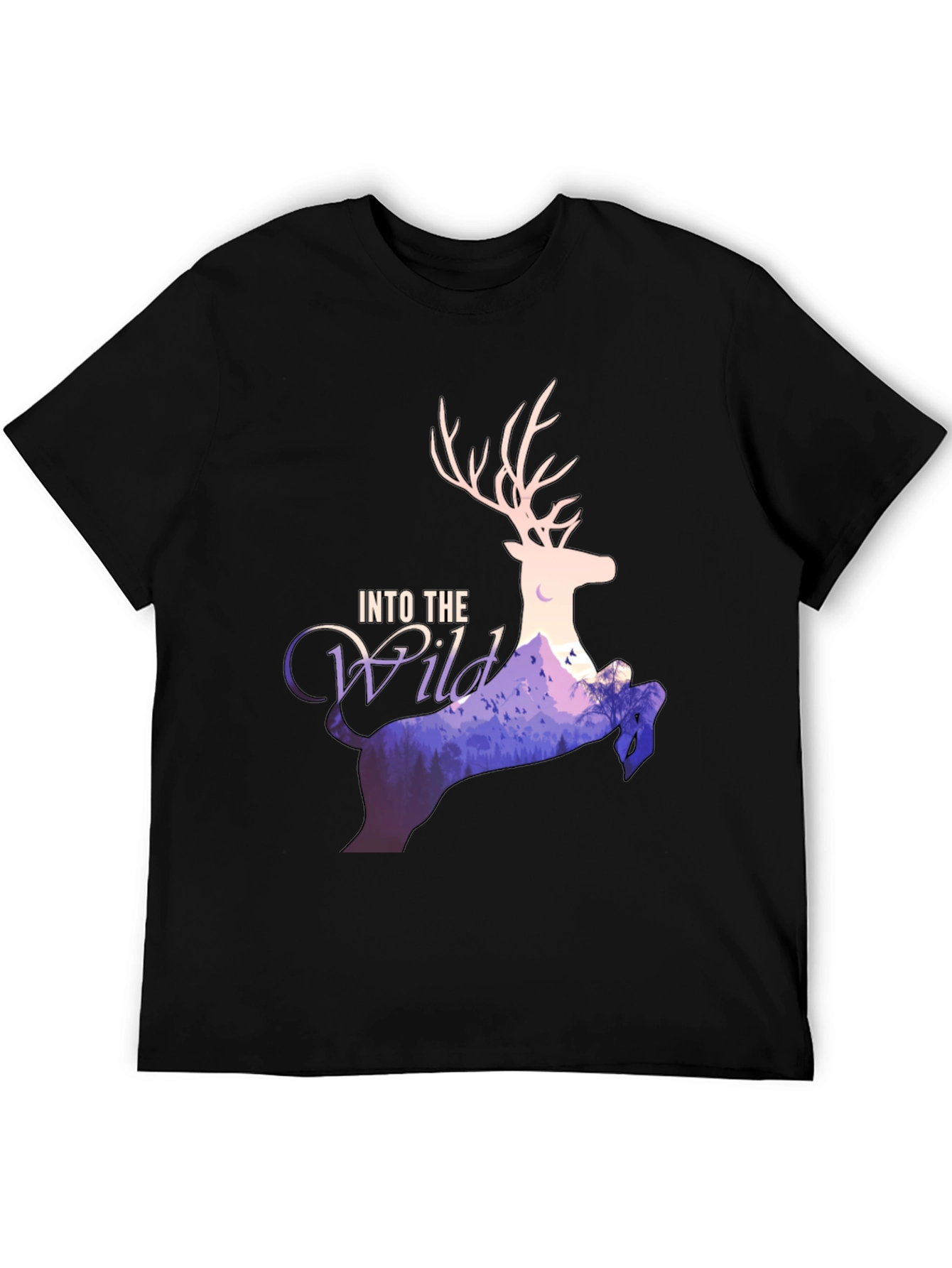 Into The Wild Deer Graphic T-Shirt