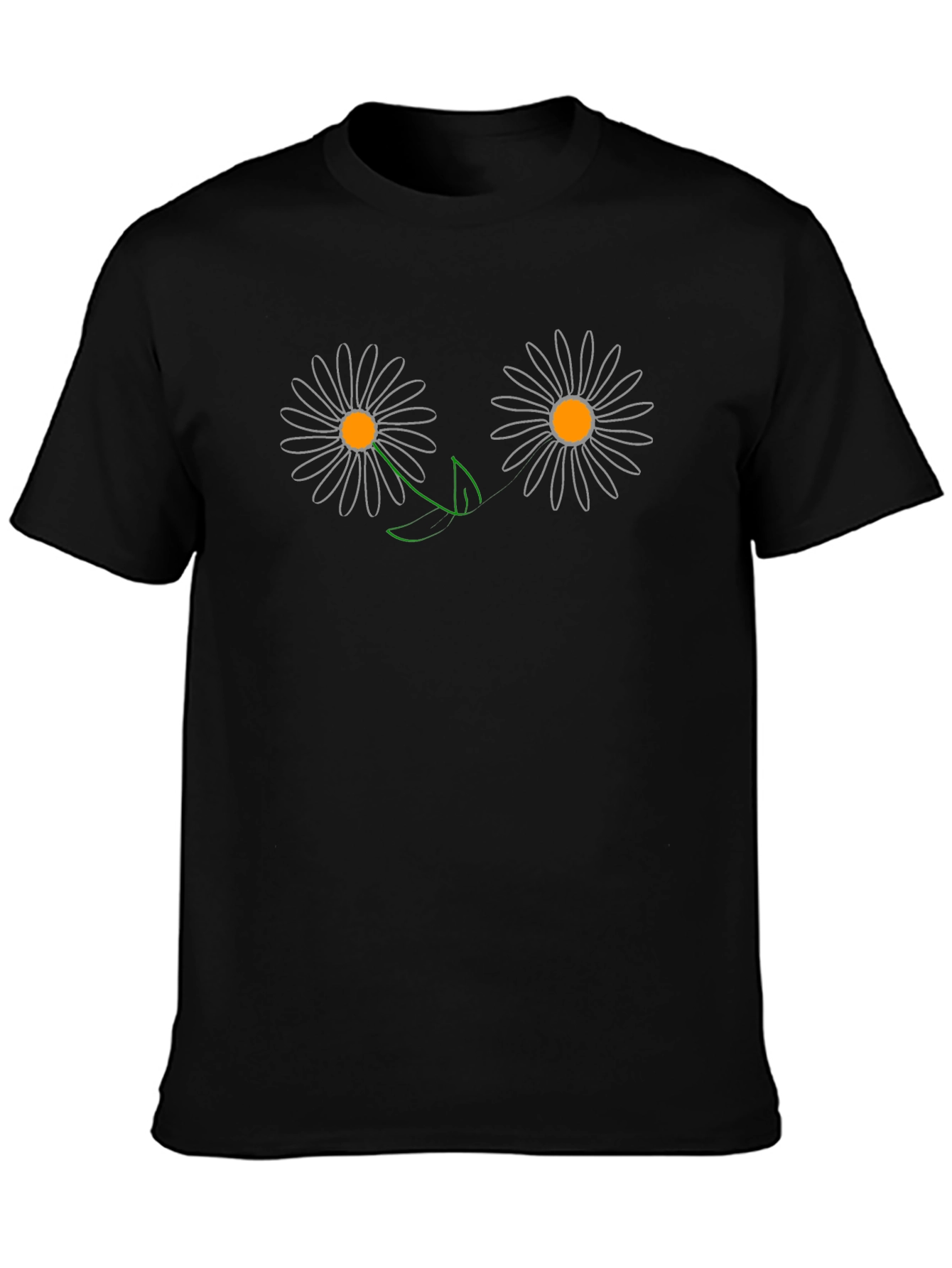 Daisy Face Graphic T-Shirt - Soft Cotton Blend
