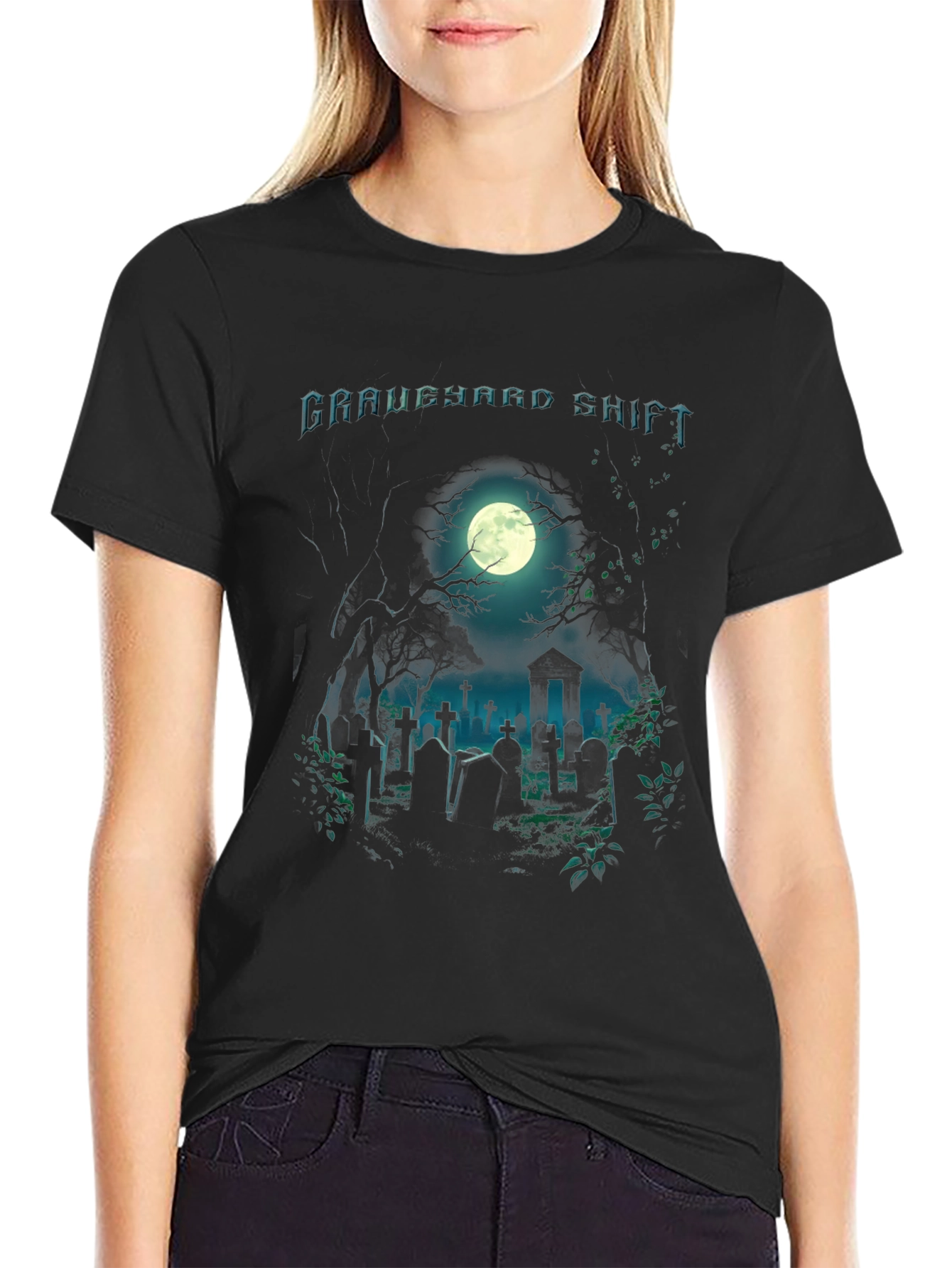 Graveyard Shift Graphic T-Shirt