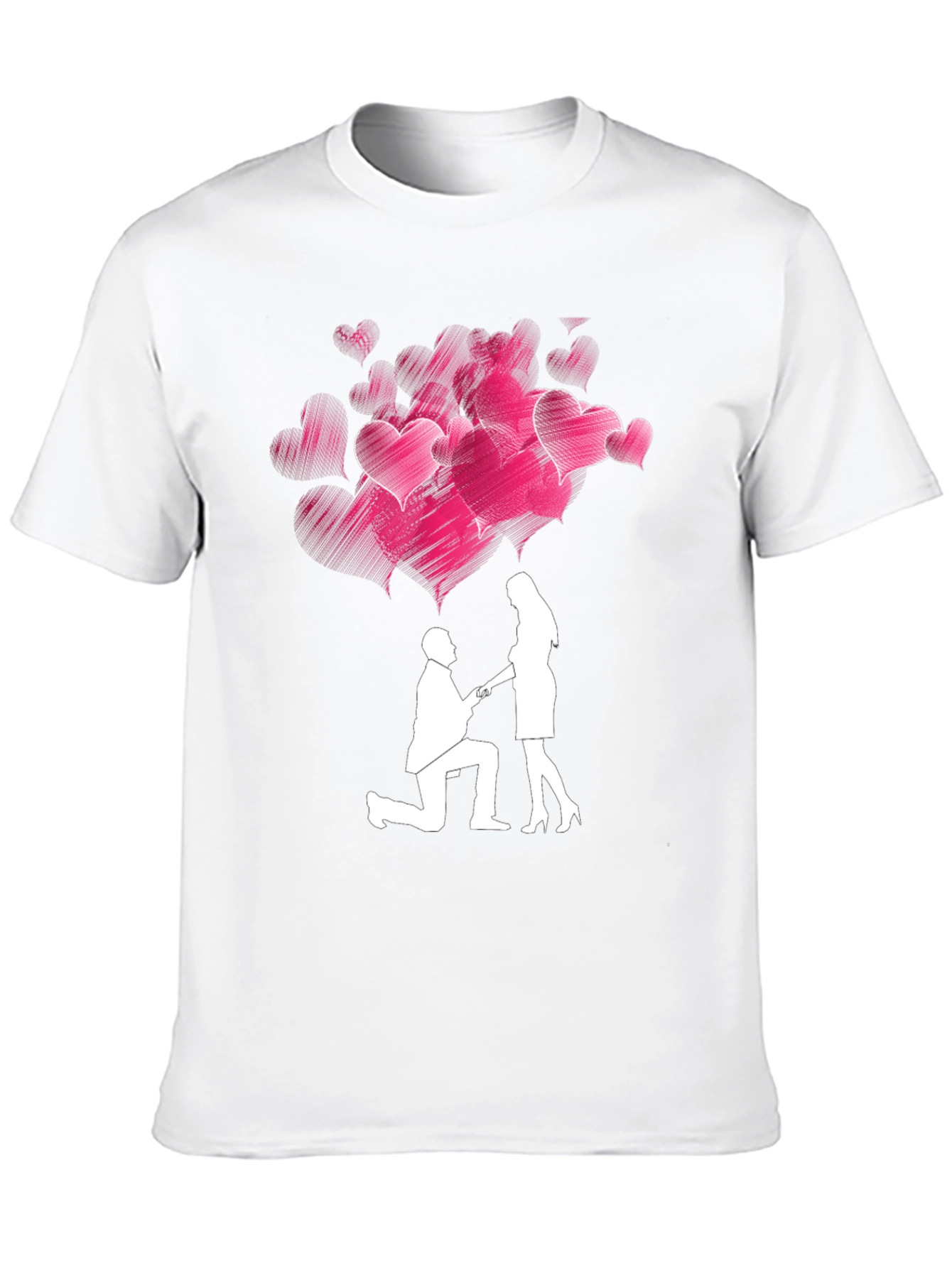 Romantic Proposal Heart T-Shirt