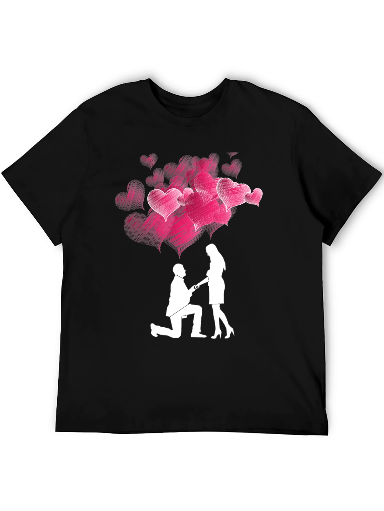 Romantic Proposal Heart T-Shirt