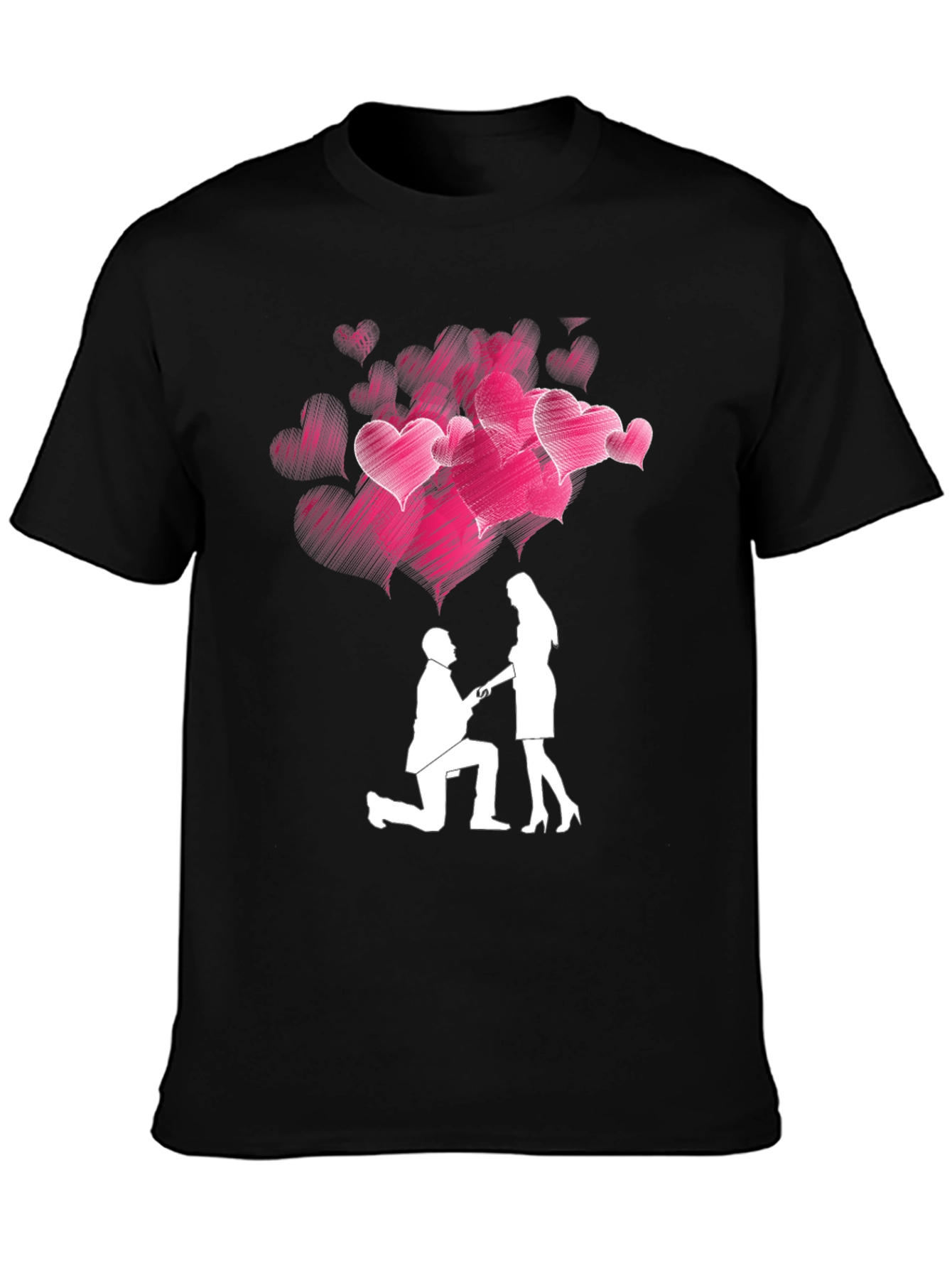 Romantic Proposal Heart T-Shirt