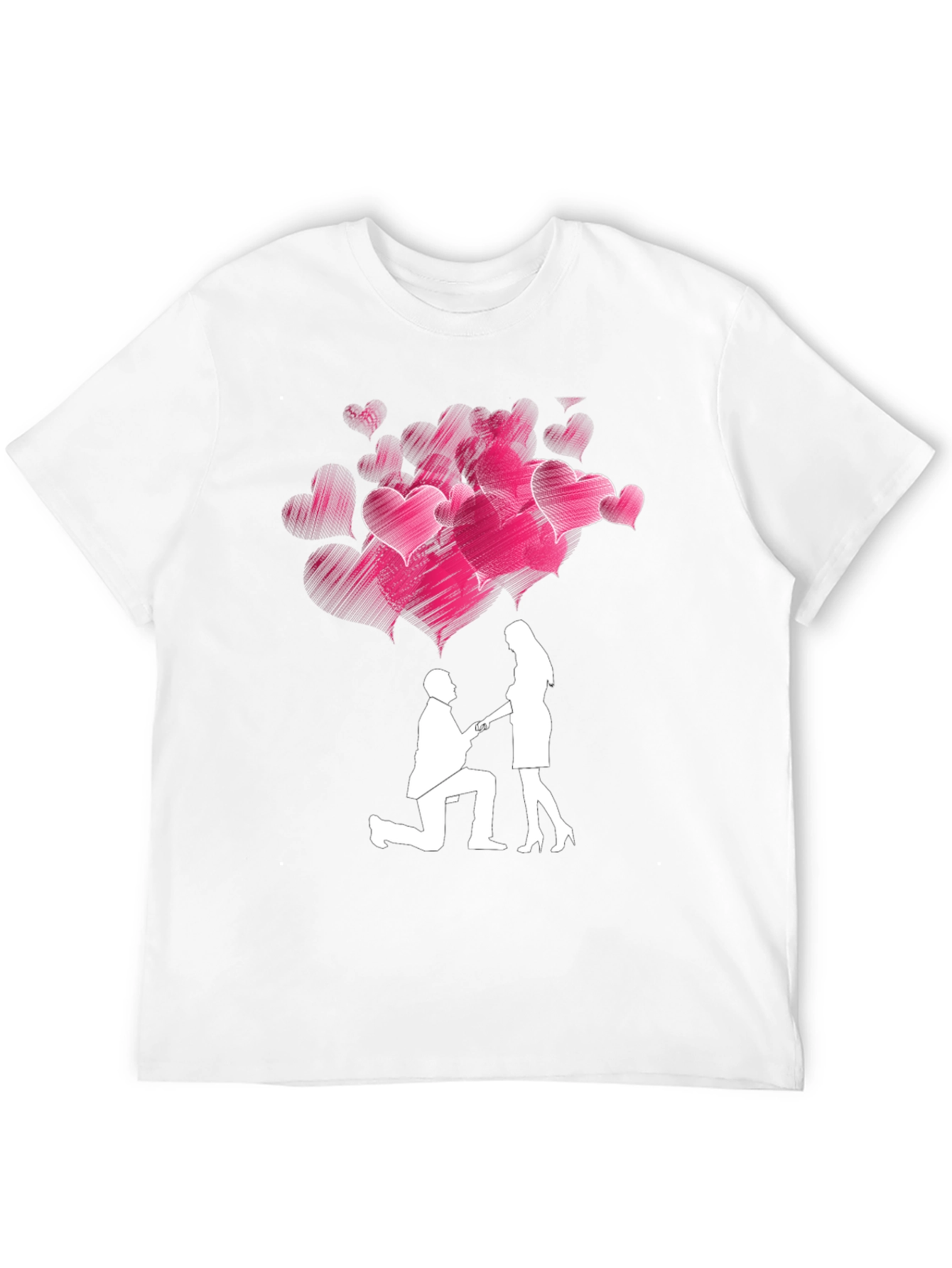 Romantic Proposal Heart T-Shirt