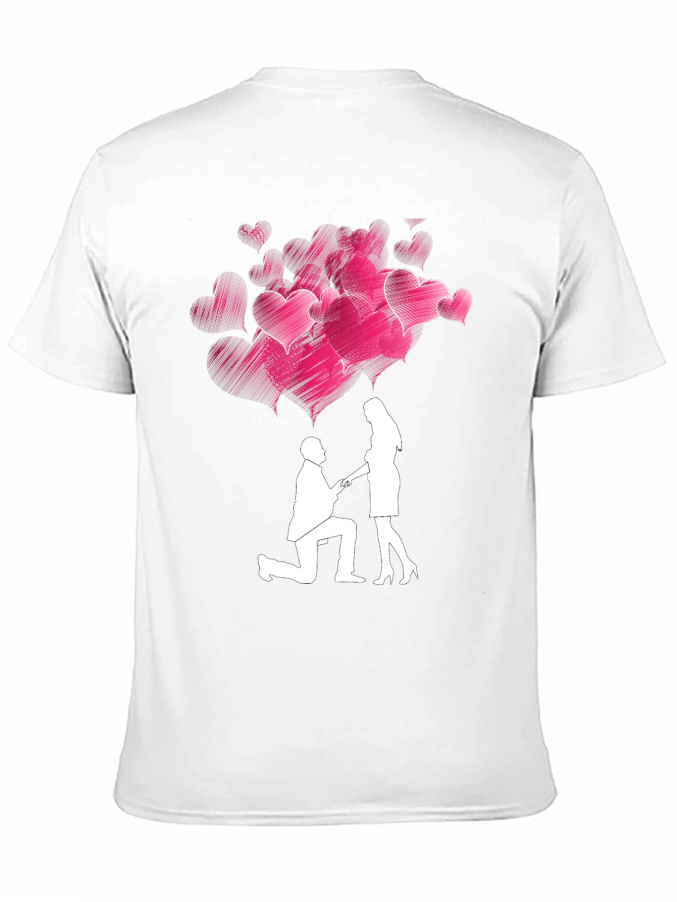 Romantic Proposal Heart T-Shirt