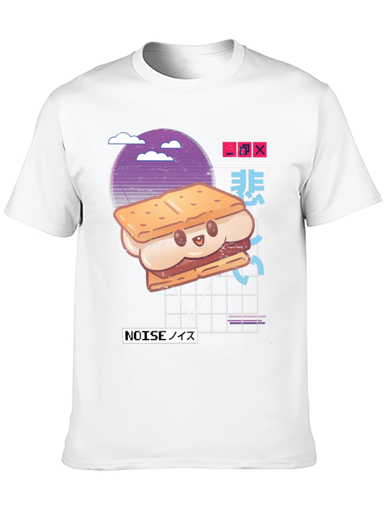 Smores Kawaii Graphic Tee - Anime Style