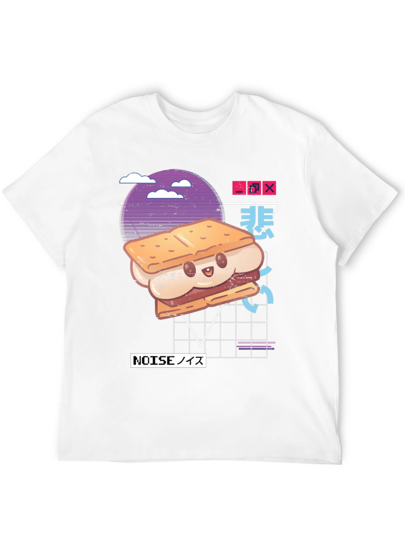 Smores Kawaii Graphic Tee - Anime Style