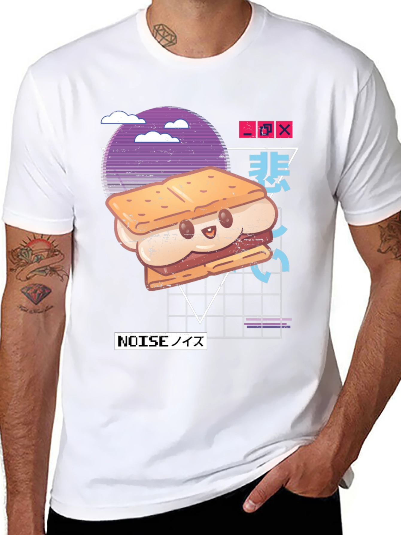 Smores Kawaii Graphic Tee - Anime Style