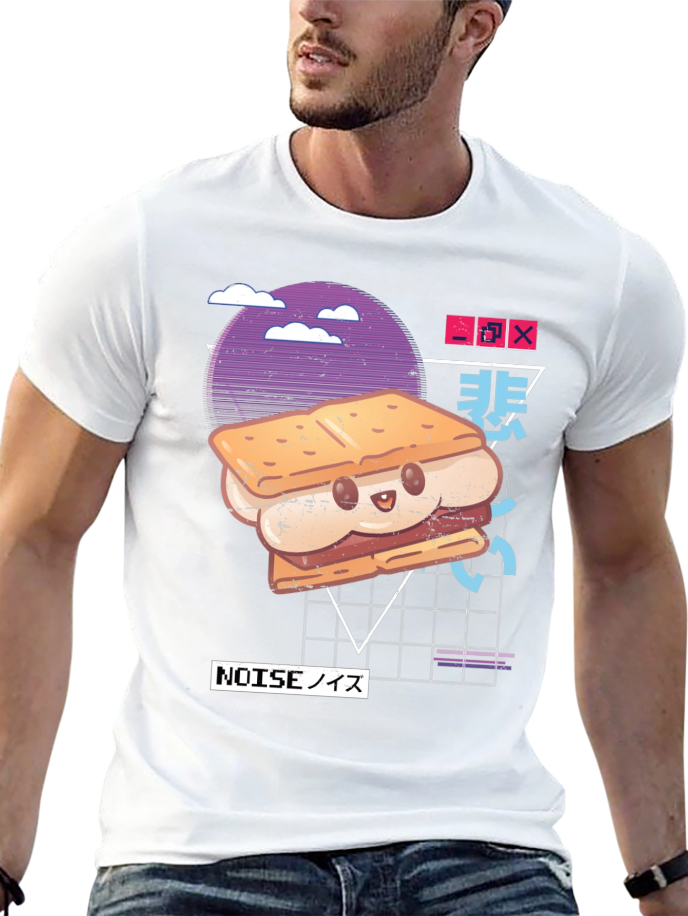 Smores Kawaii Graphic Tee - Anime Style