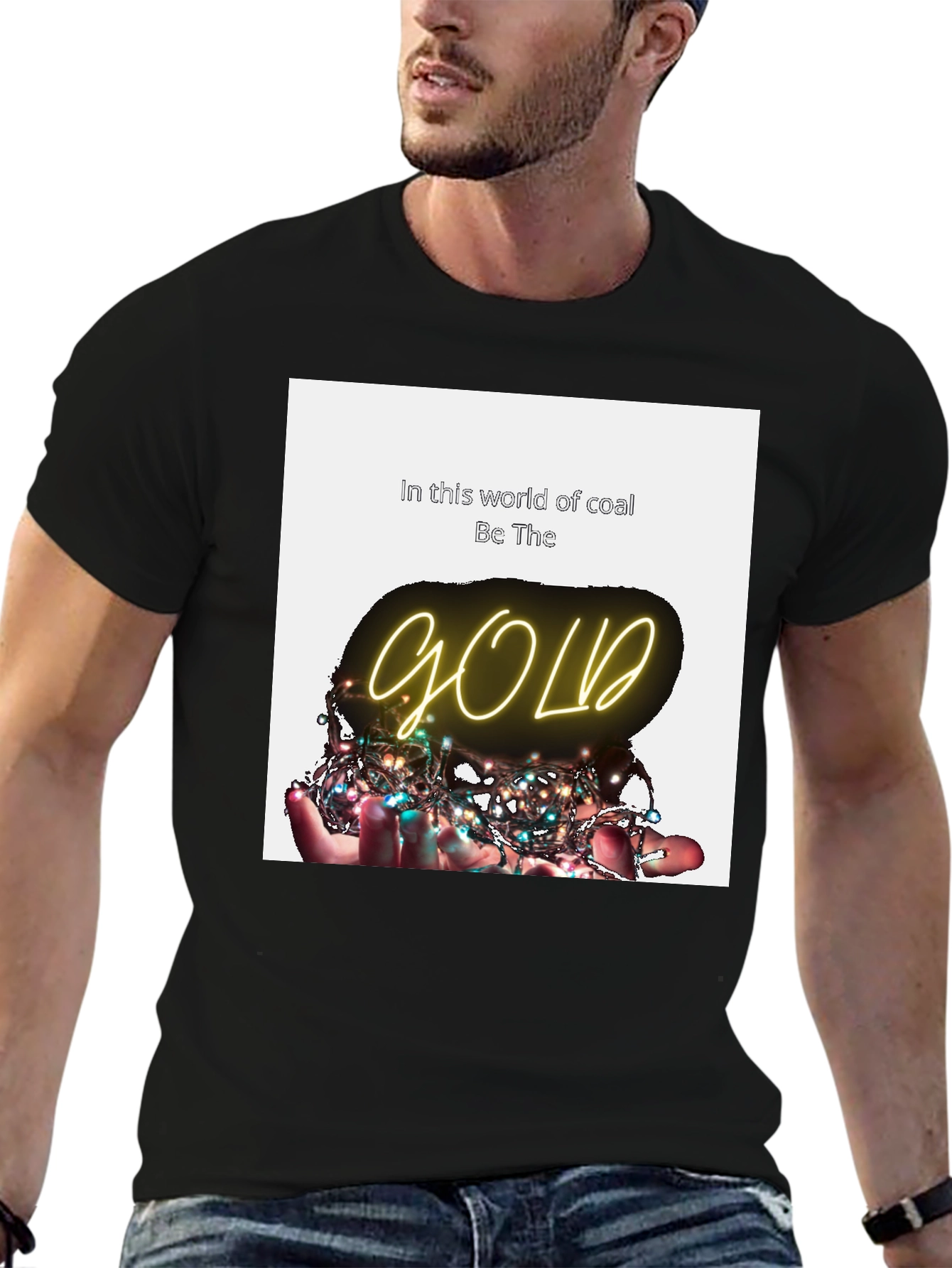 Be The Gold T-Shirt - Inspirational Graphic Tee