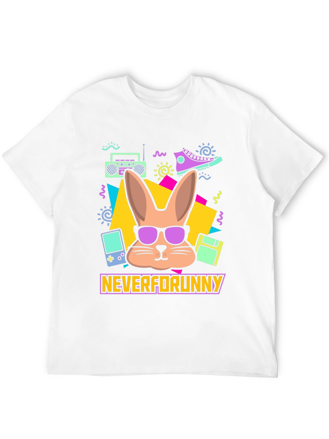 Neverforunny Bunny Retro T-Shirt