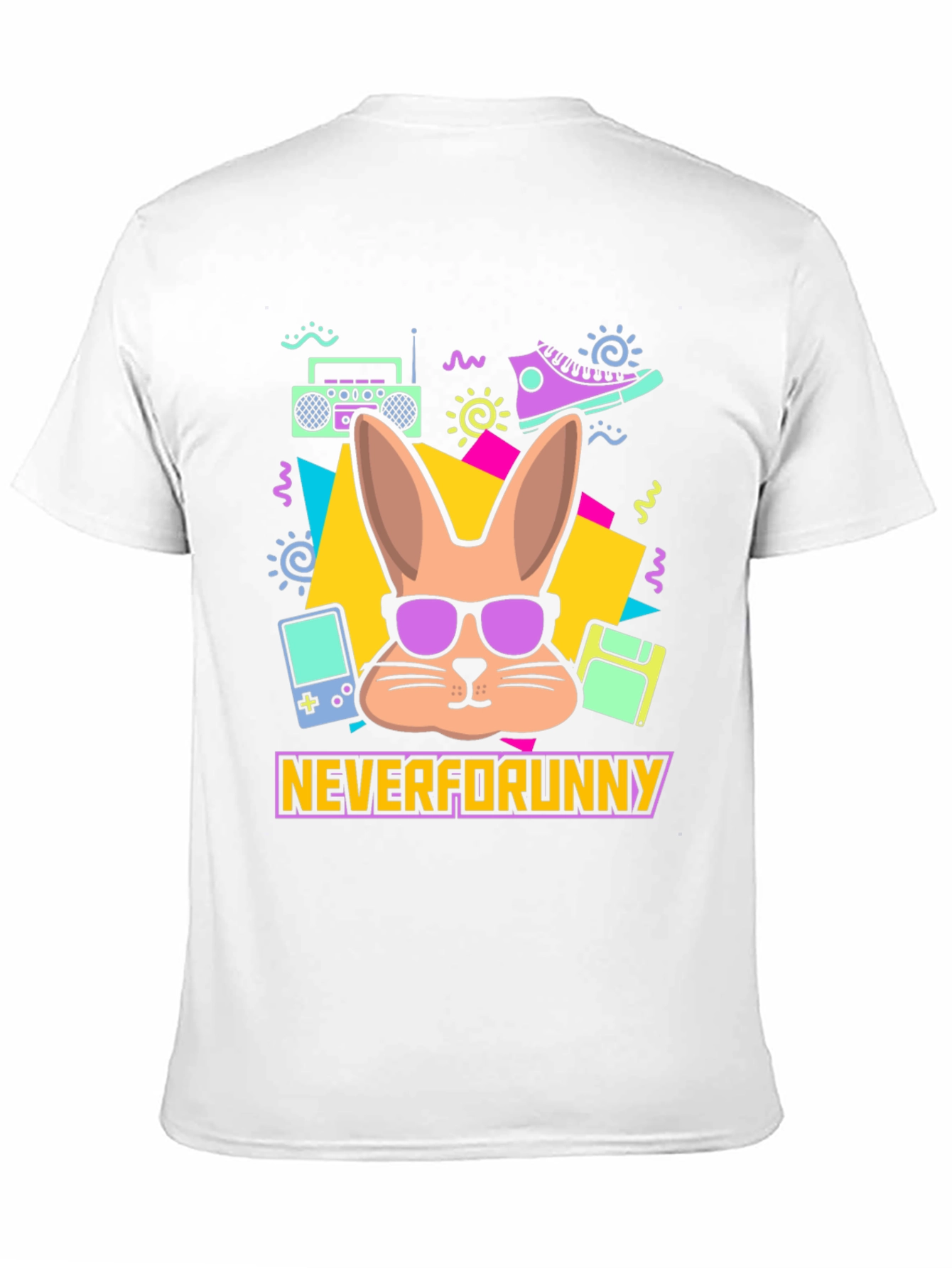 Neverforunny Bunny Retro T-Shirt