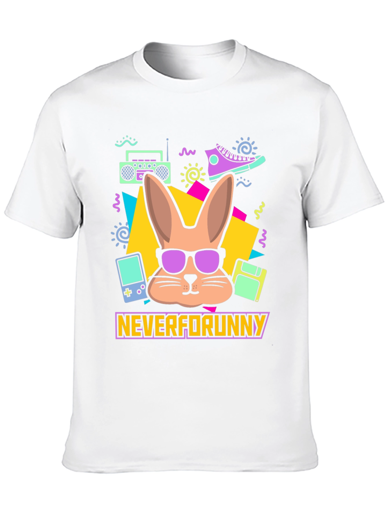 Neverforunny Bunny Retro T-Shirt