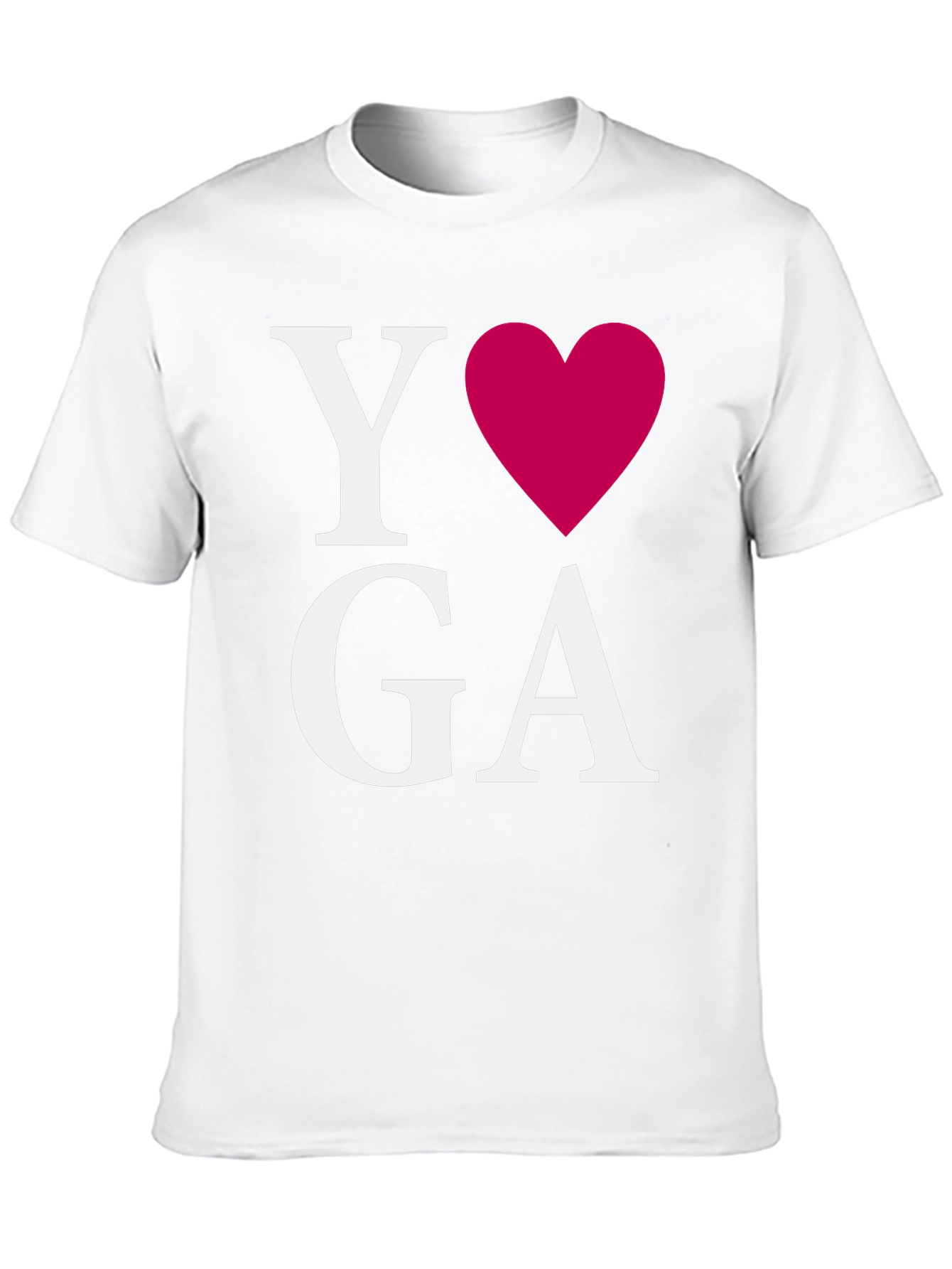 I Heart Yoga Black T-Shirt