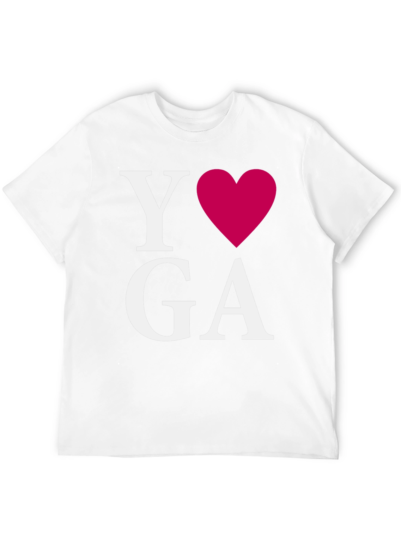 I Heart Yoga Black T-Shirt