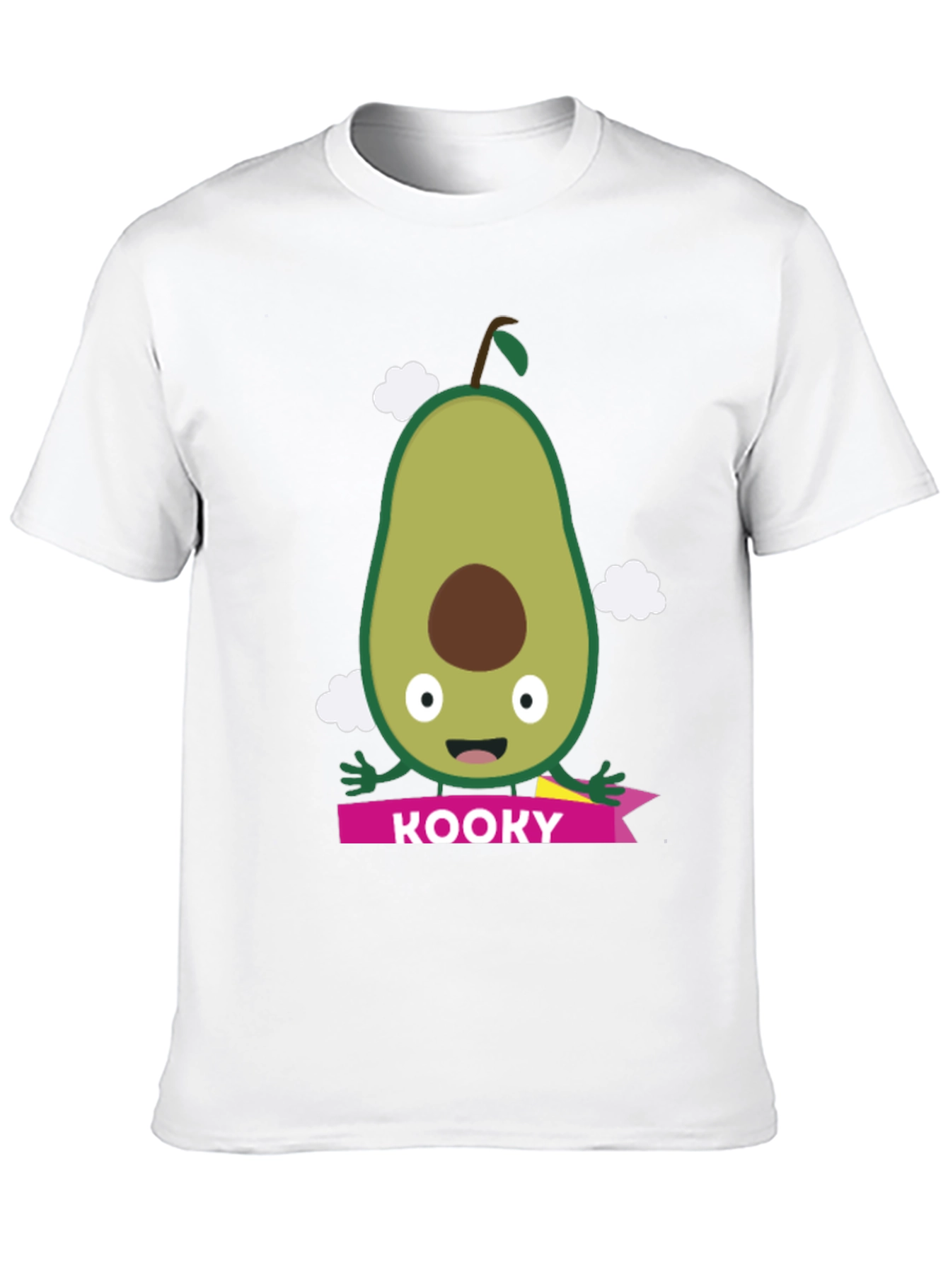 Kooky Avocado Graphic T-Shirt - Trendy Fruit Tee