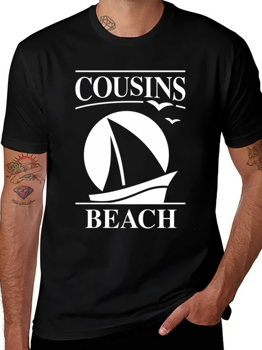 Cousins Beach Sailboat T-Shirt