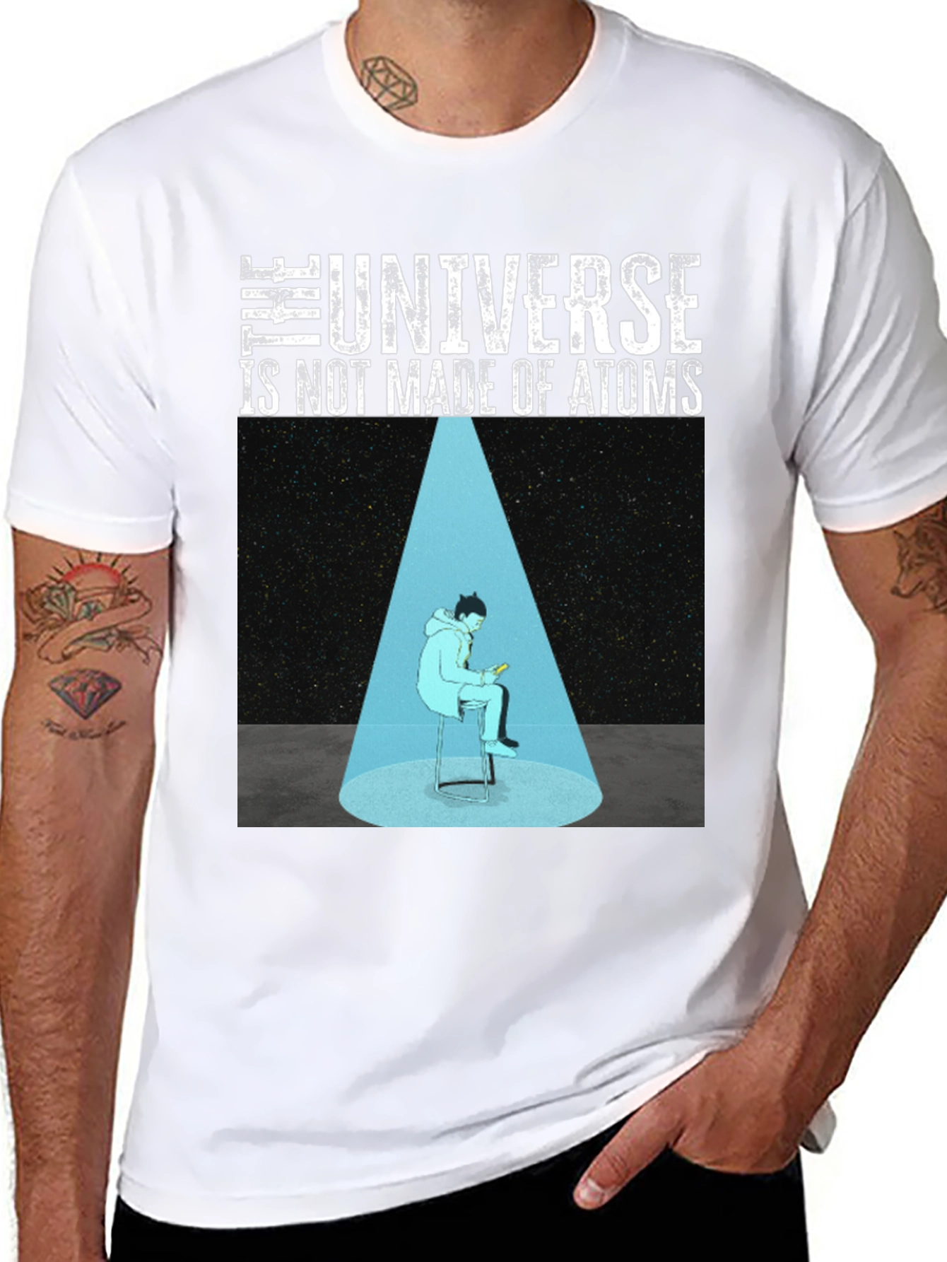 The Universe Is Not Made Of Atoms Graphic T-Shirt