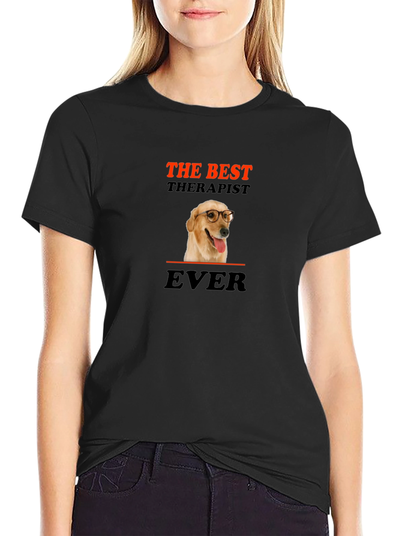 Best Dog Therapist Ever Graphic T-Shirt