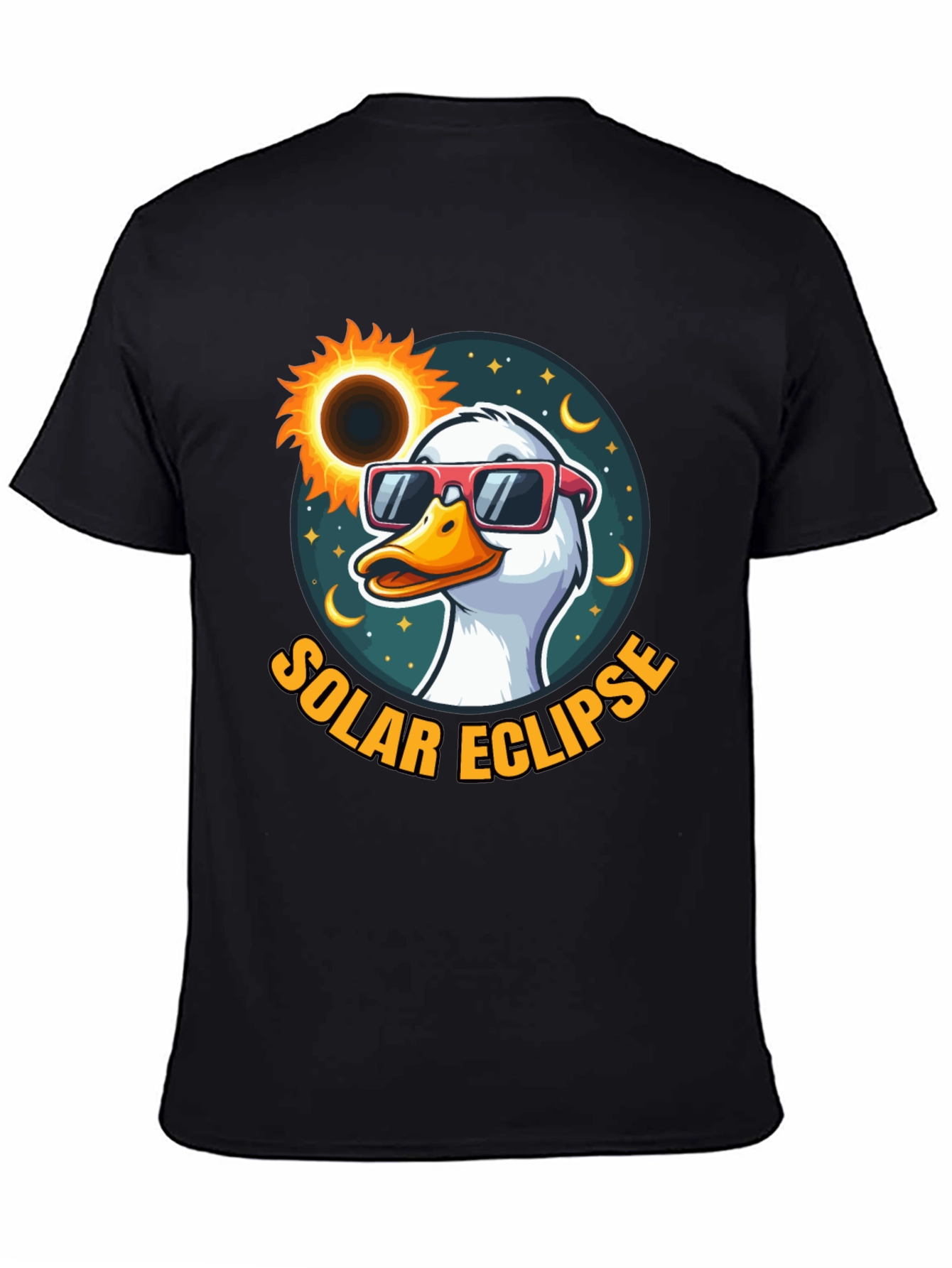Solar Eclipse Duck T-Shirt