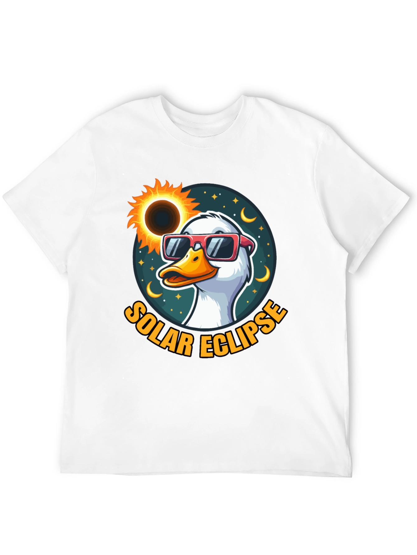 Solar Eclipse Duck T-Shirt