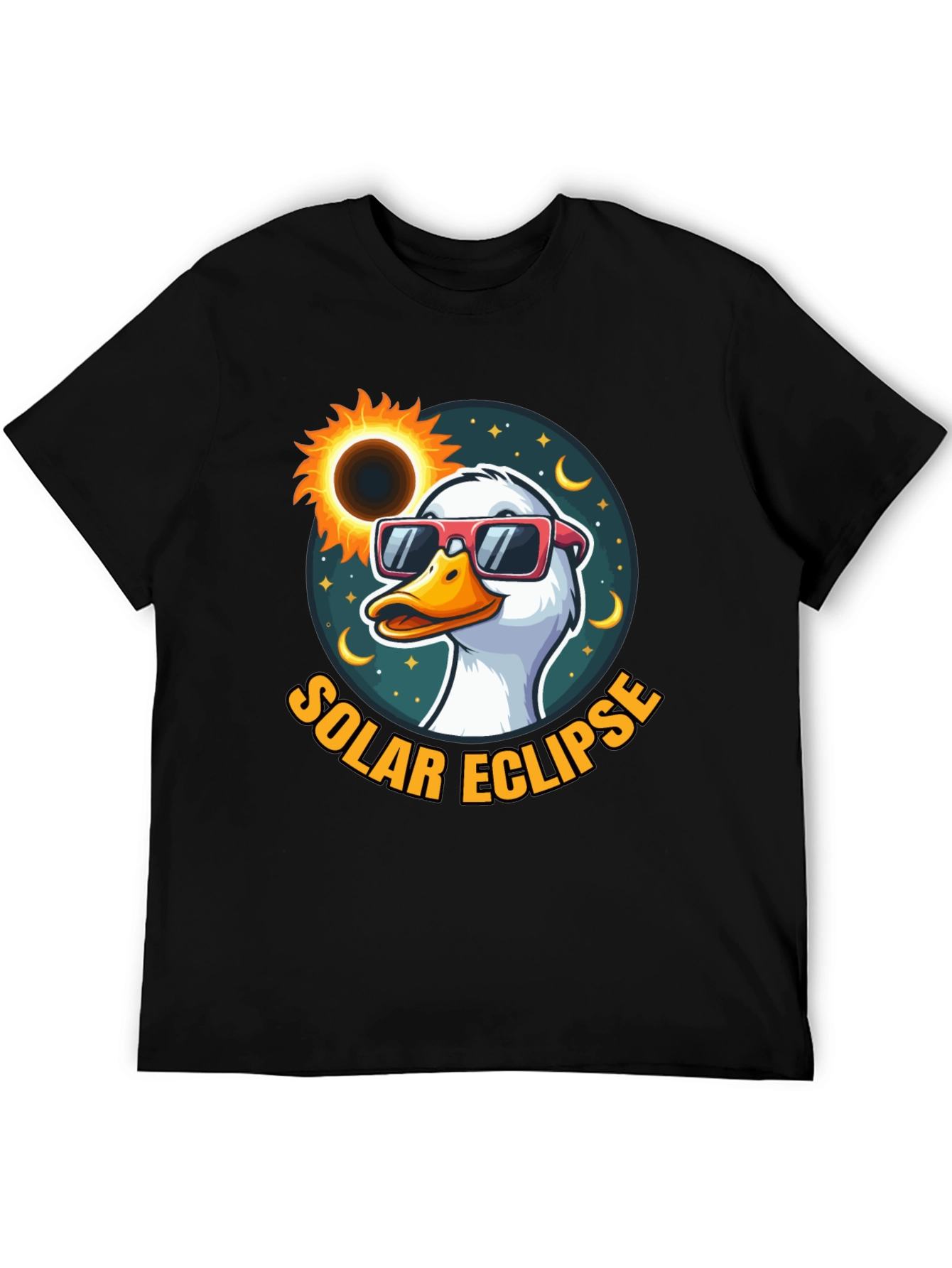 Solar Eclipse Duck T-Shirt