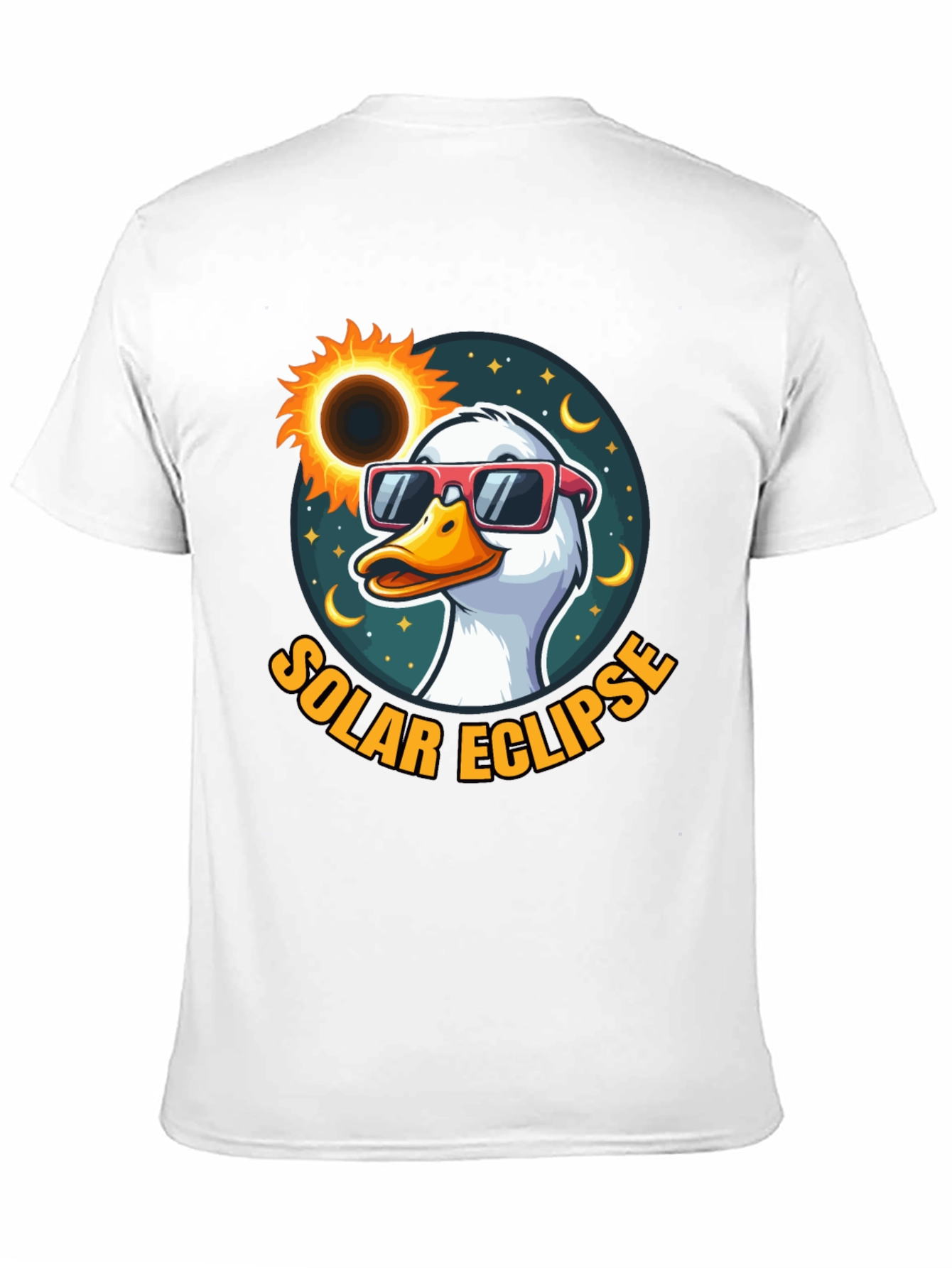 Solar Eclipse Duck T-Shirt