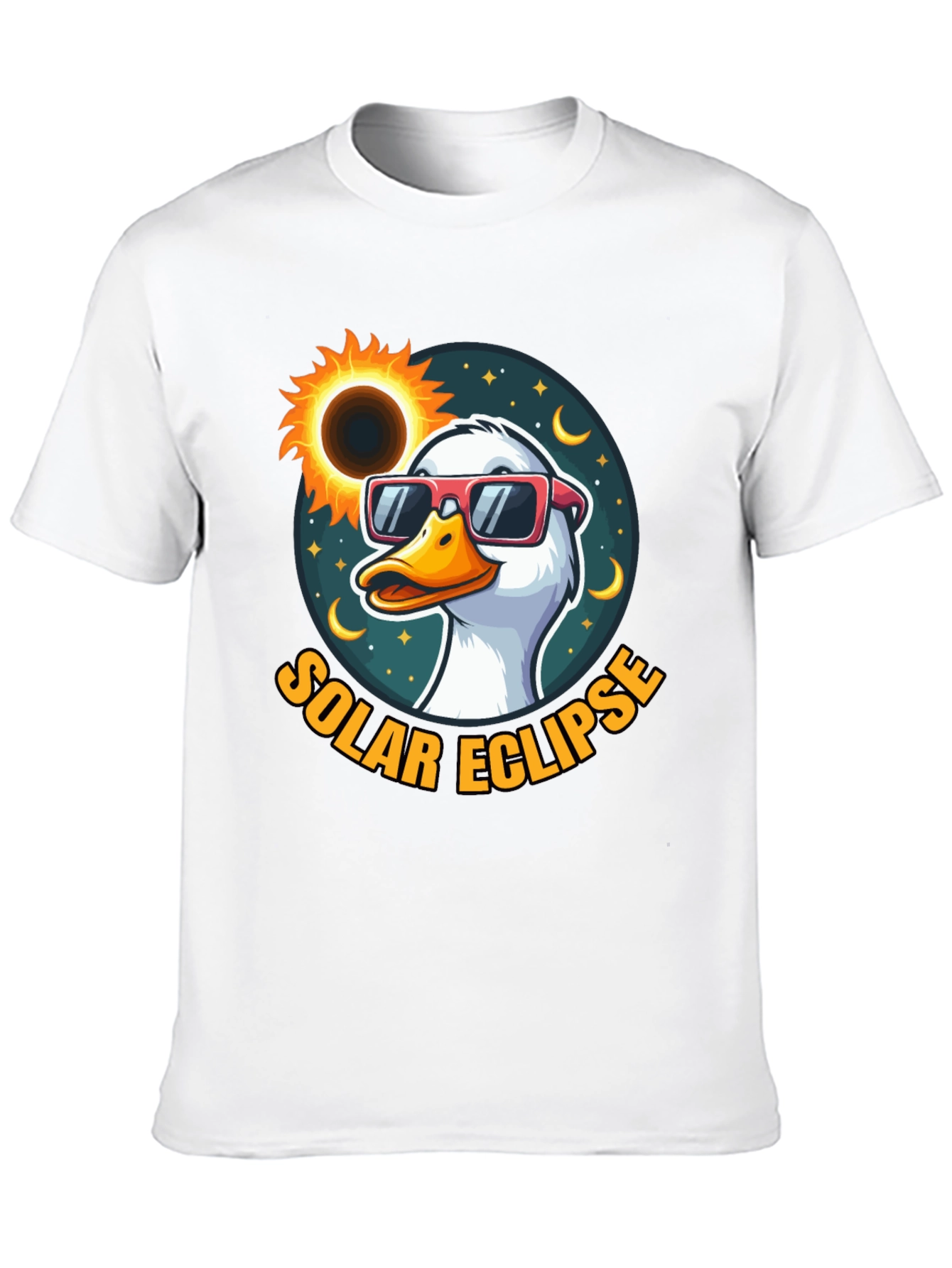 Solar Eclipse Duck T-Shirt
