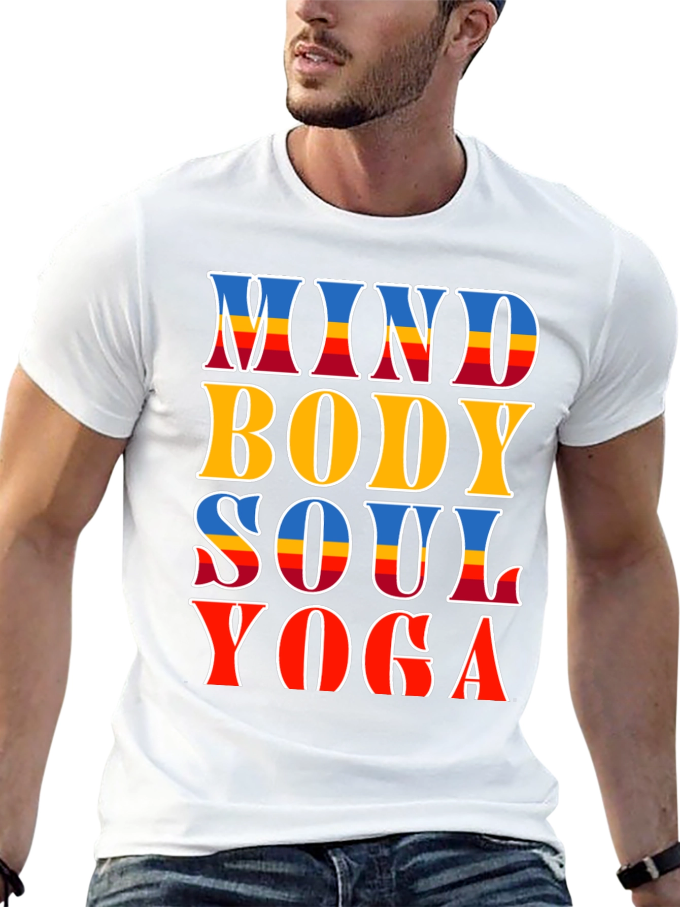 Mind Body Soul Yoga T-Shirt - Spiritual Comfort