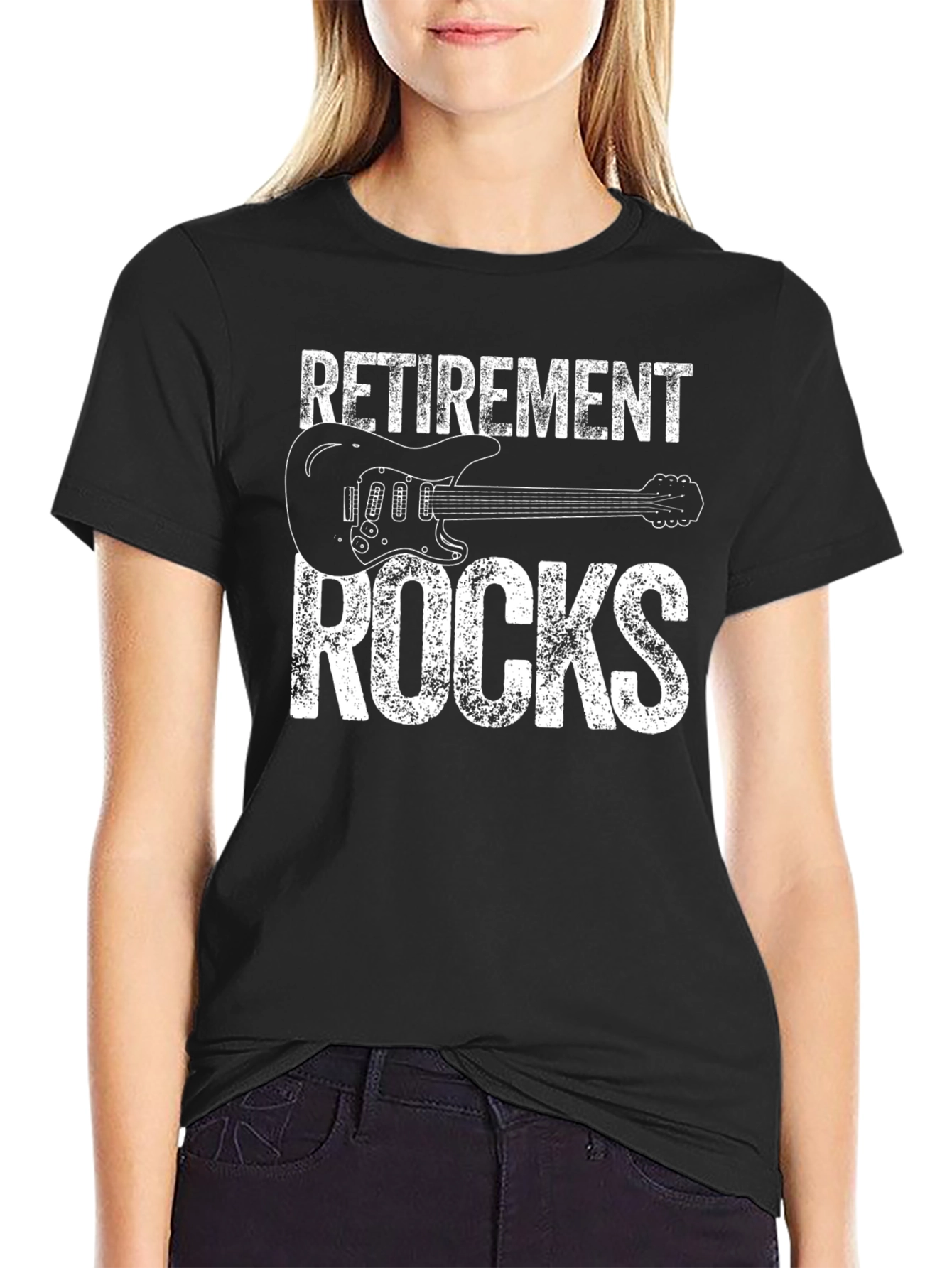 Retirement Rocks Guitar T-Shirt