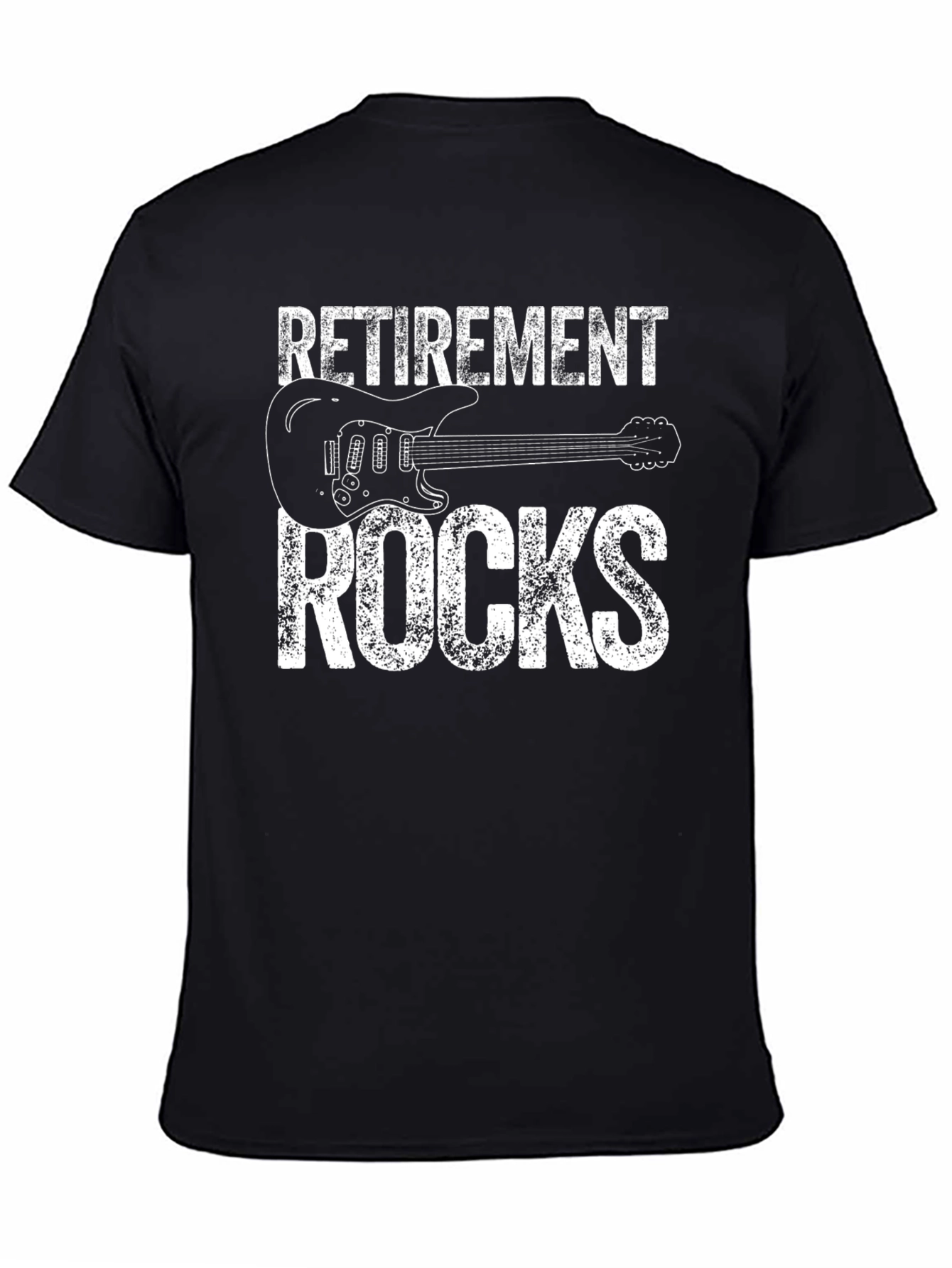 Retirement Rocks Guitar T-Shirt