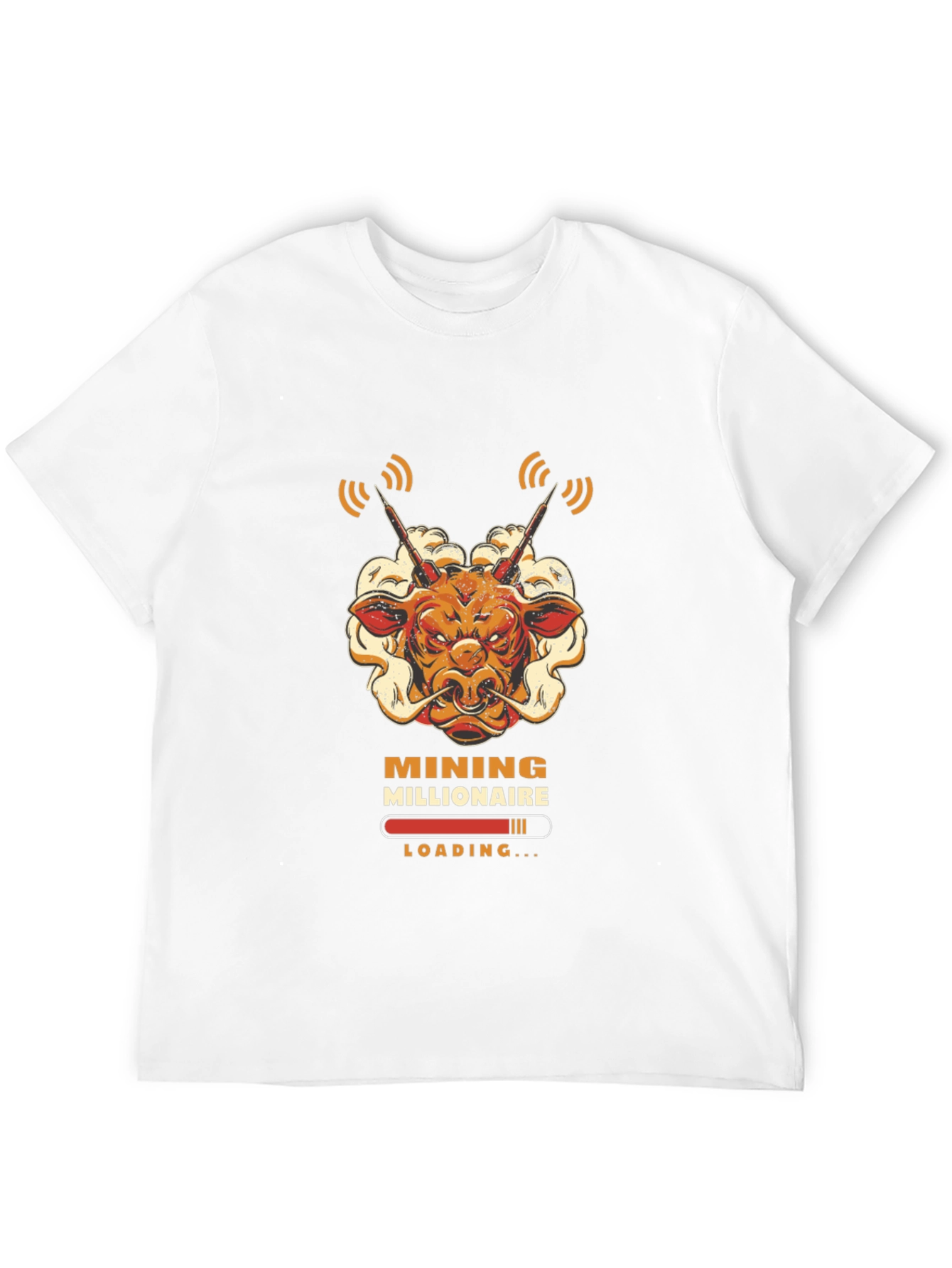 Mining Millionaire Bull T-Shirt - Crypto Trader Tee