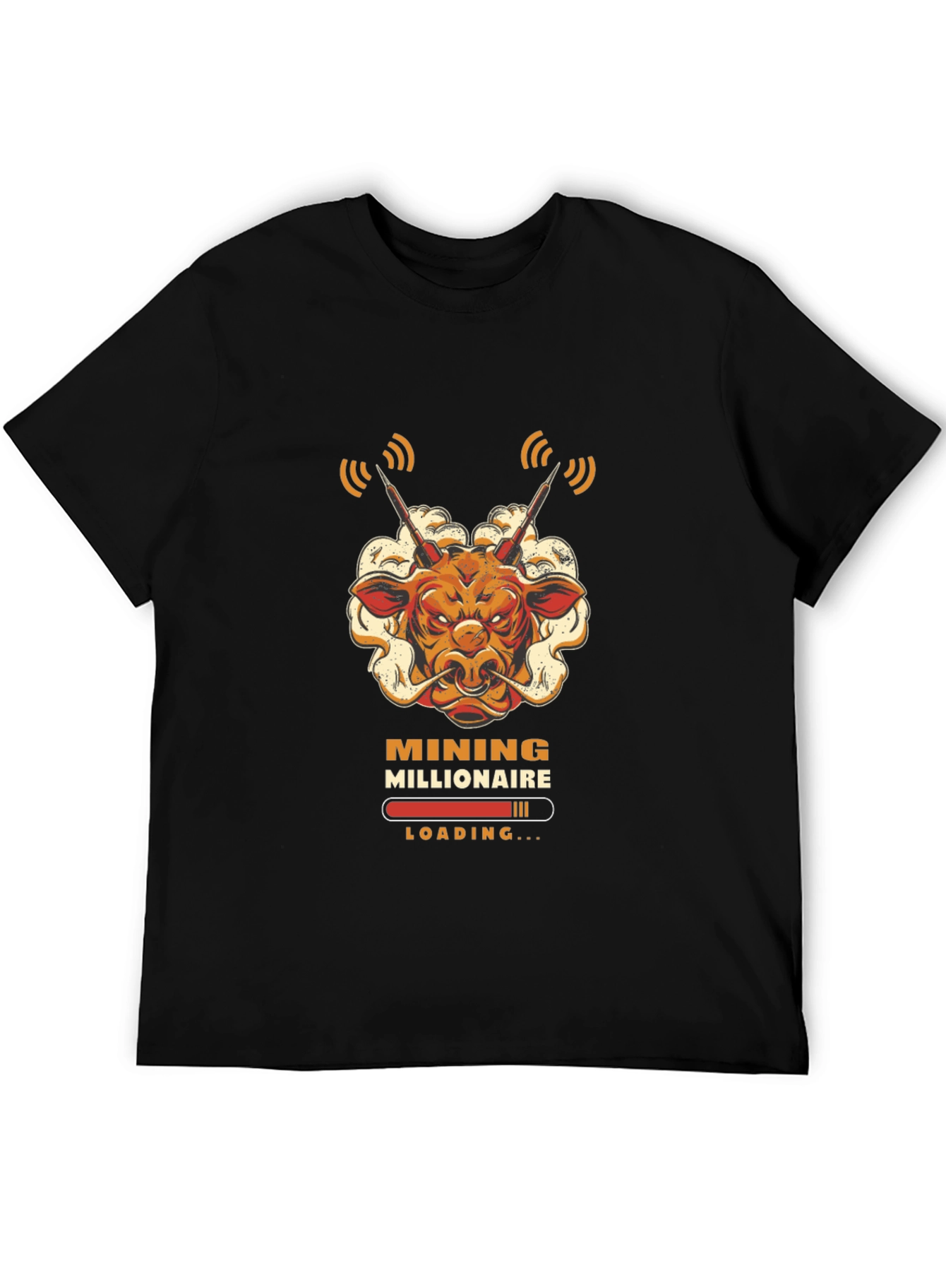 Mining Millionaire Bull T-Shirt - Crypto Trader Tee