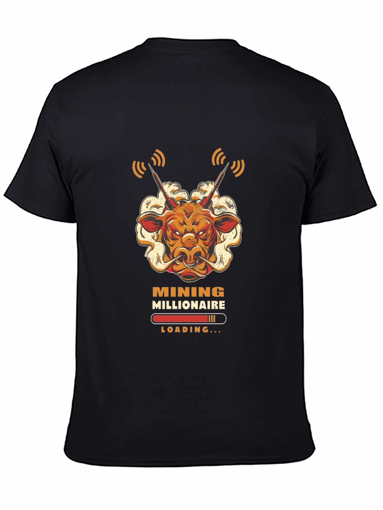 Mining Millionaire Bull T-Shirt - Crypto Trader Tee